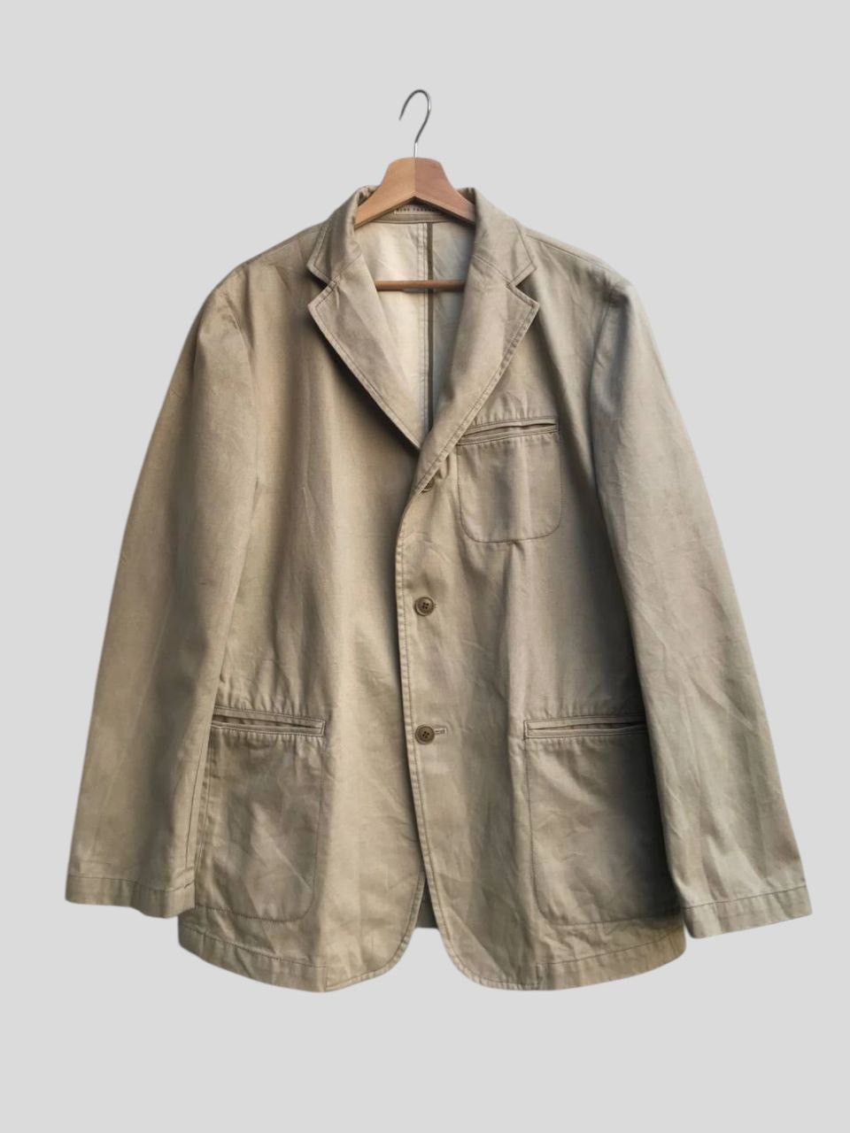 Tornado Mart Blue Tornado Cotton Tailored Jacket Size US L / EU 52-54 / 3 - 1 Thumbnail