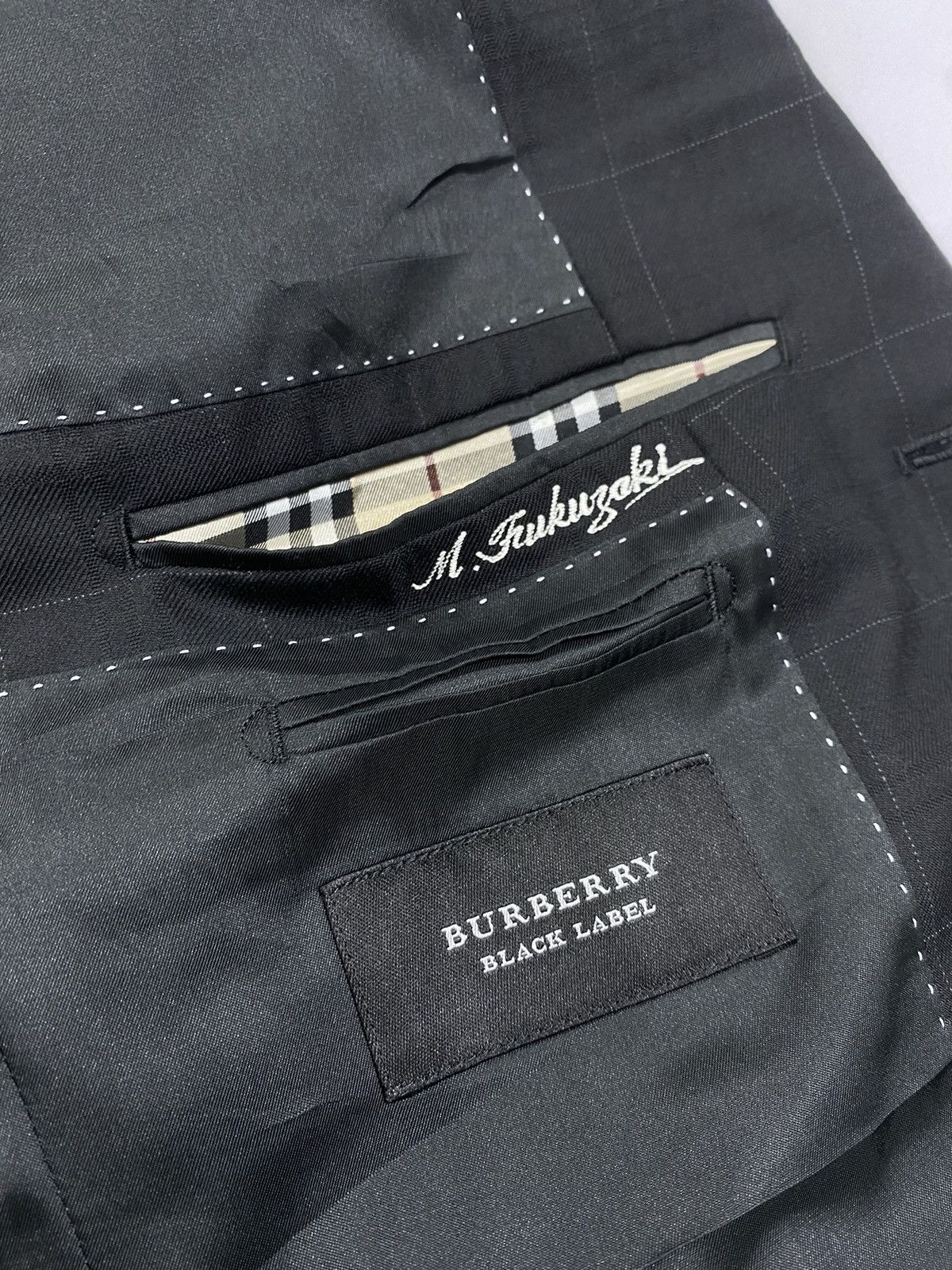 Burberry Vintage Burberry’s Suit Double Blazer Size 38R - 7 Thumbnail