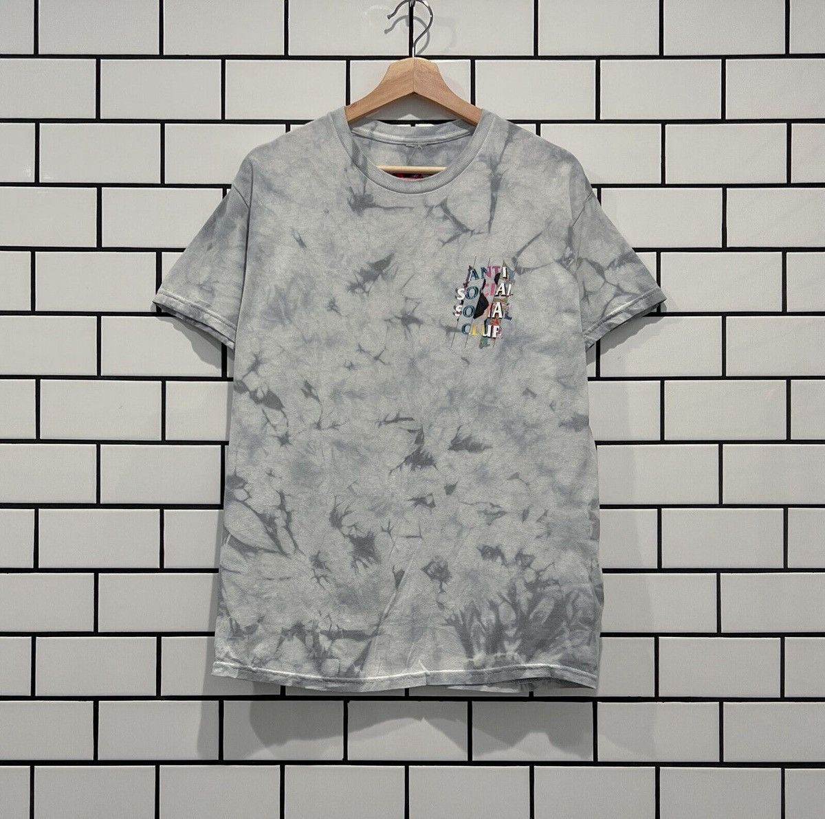 Anti Social Social Club ANTI SOCIAL SOCIAL CLUB DISSOCIATIVE TEE GREY TIE DYE Size US M / EU 48-50 / 2 - 2 Thumbnail