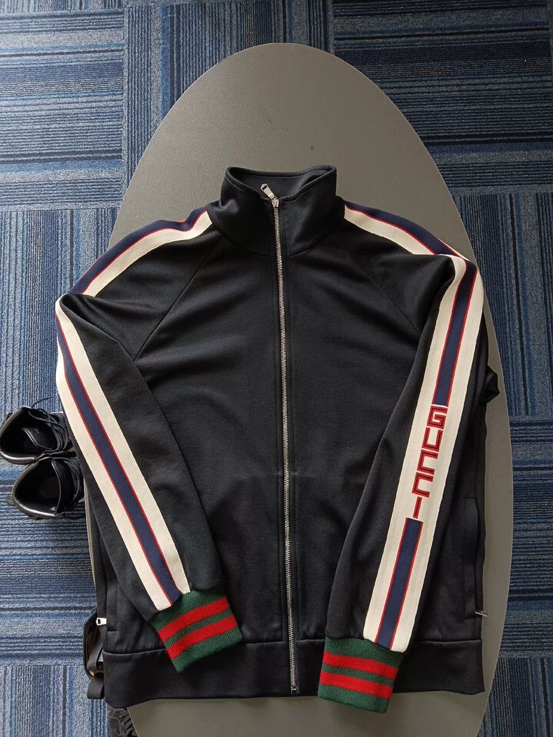 Gucci Gucci Classic striped logo jacket 2504-Nextarrow Size US M / EU 48-50 / 2 - 1 Thumbnail