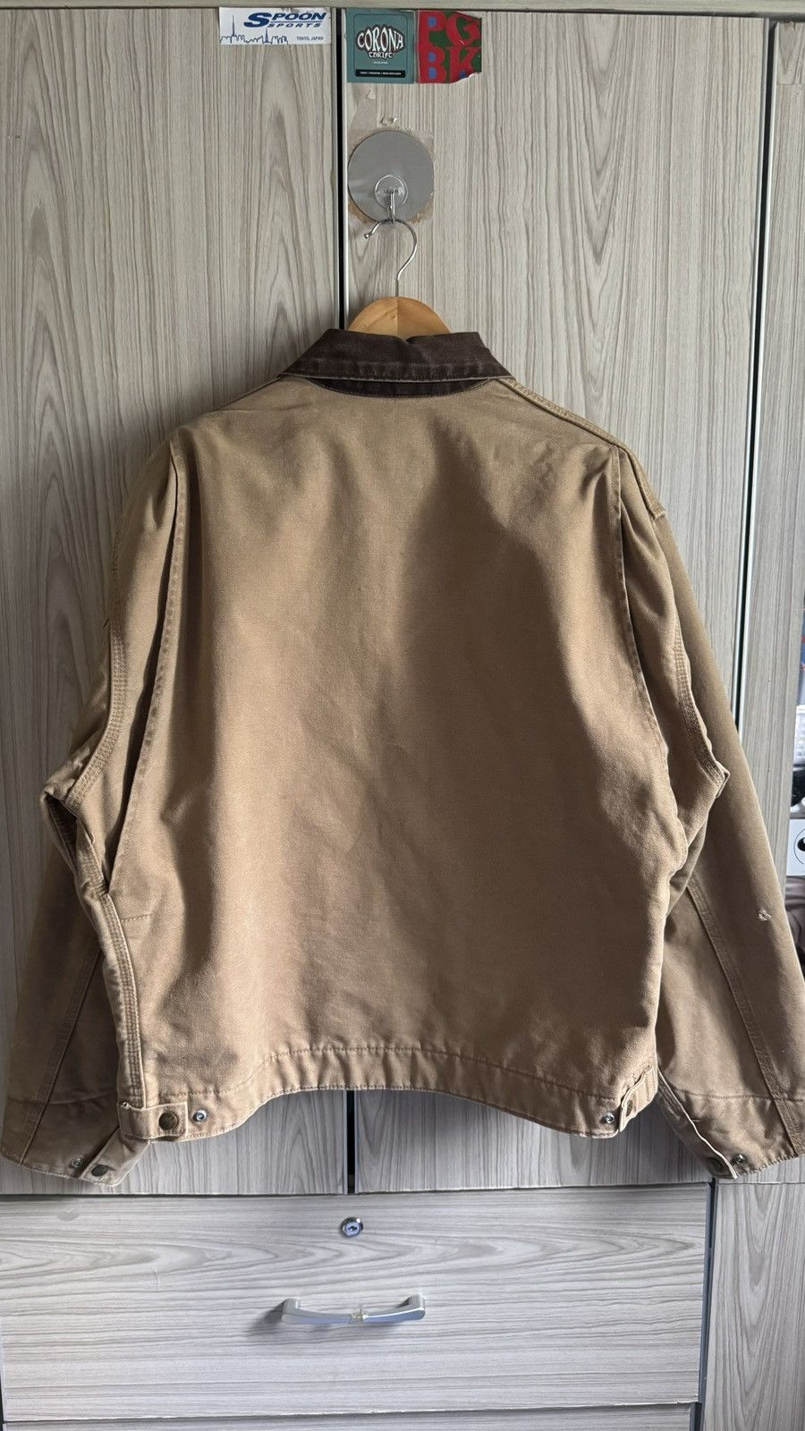 Vintage Vintage Carhartt Detroit Jacket J97 CML Size US XXL / EU 58 / 5 - 9 Thumbnail