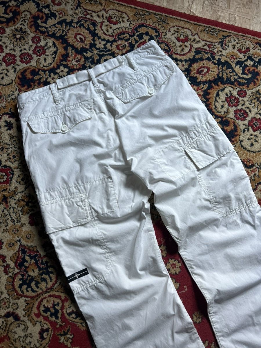 Stone Island × Vintage Stone island denim cargo pants Size US 32 / EU 48 - 2 Thumbnail
