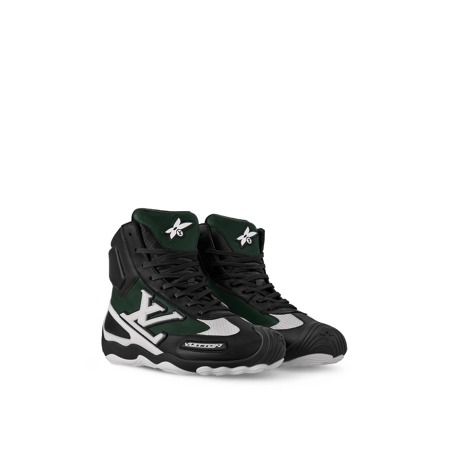 Louis Vuitton LV Footprint Racing High Top Trainers Size US 8.5 / EU 41-42 - 5 Thumbnail