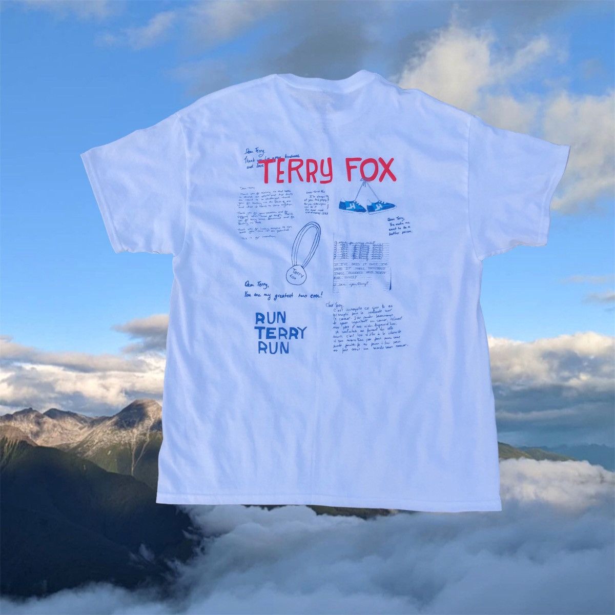 Adidas adidas dear terry fox tribute short sleeve shirt Size US XL / EU 56 / 4 - 2 Thumbnail