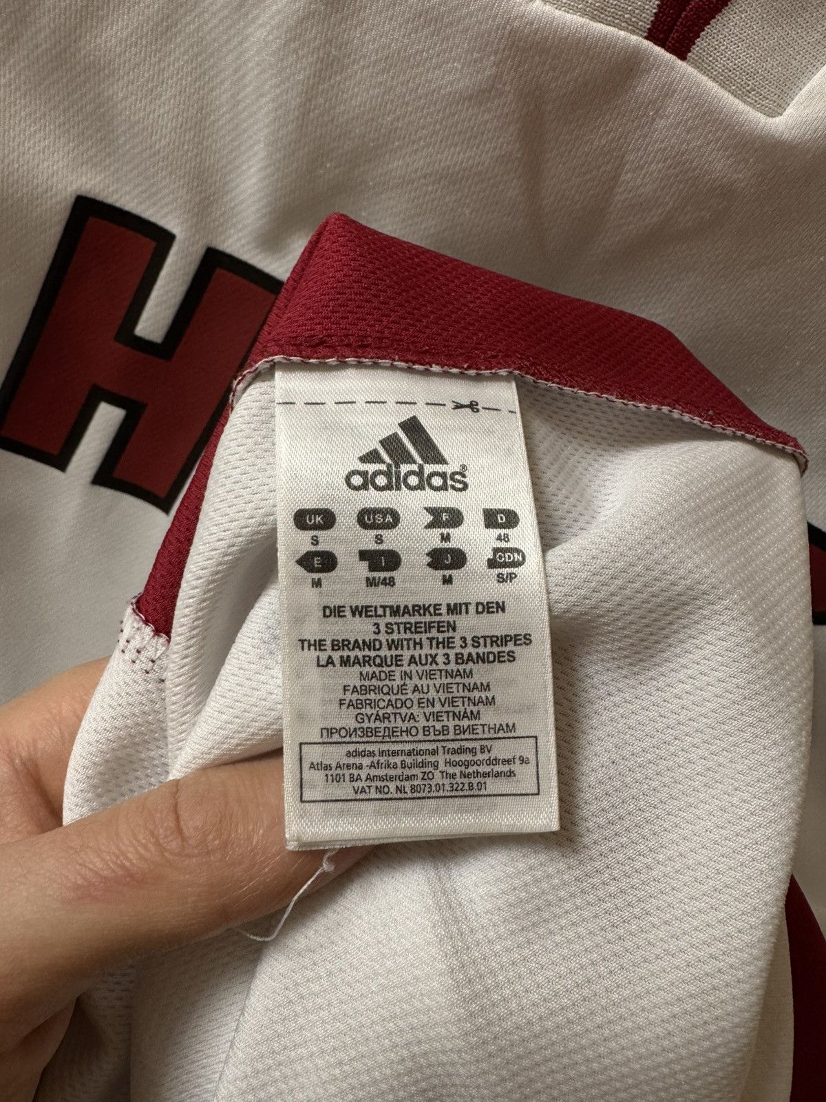 Adidas LeBron James Adidas Men's Miami Heat Official Home Jersey Size US S / EU 44-46 / 1 - 8 Thumbnail