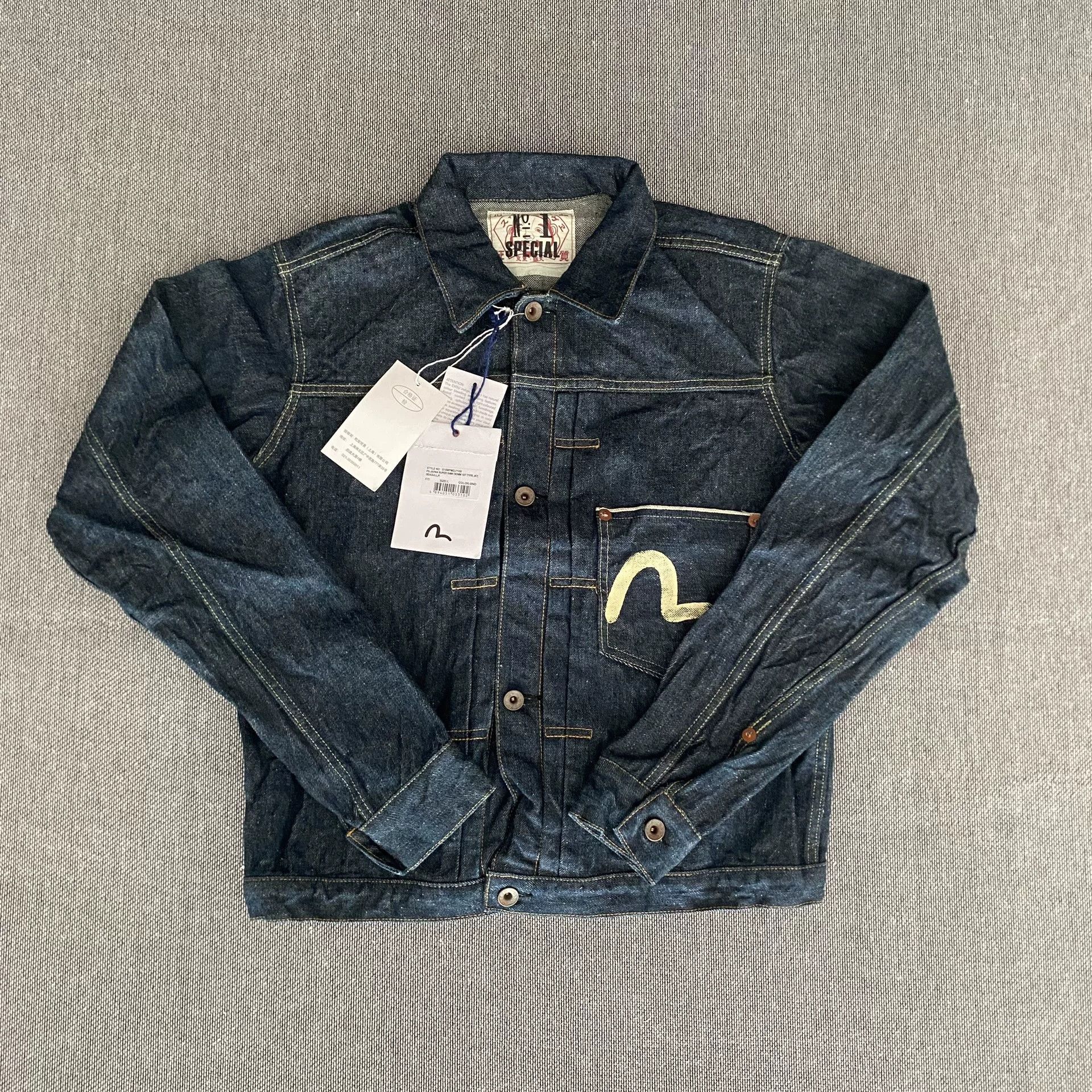 Evisu Evisu Private Stock No1 Denim Jacket Size US L / EU 52-54 / 3 - 1 Thumbnail