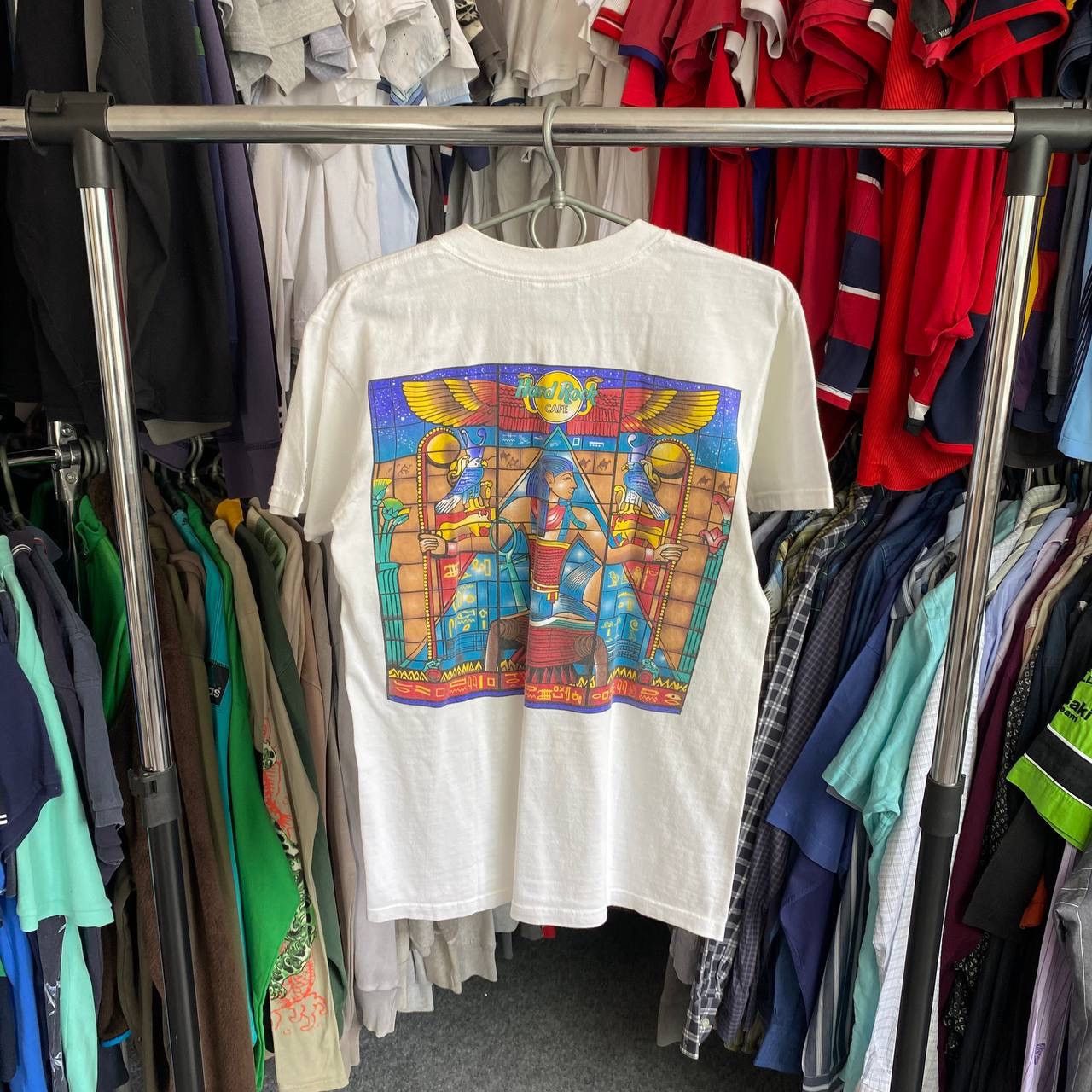Hard Rock Cafe × Vintage Vintage Hard Rock Cafe Beach Big Graphjc logo tee Size US S / EU 44-46 / 1 - 1 Thumbnail