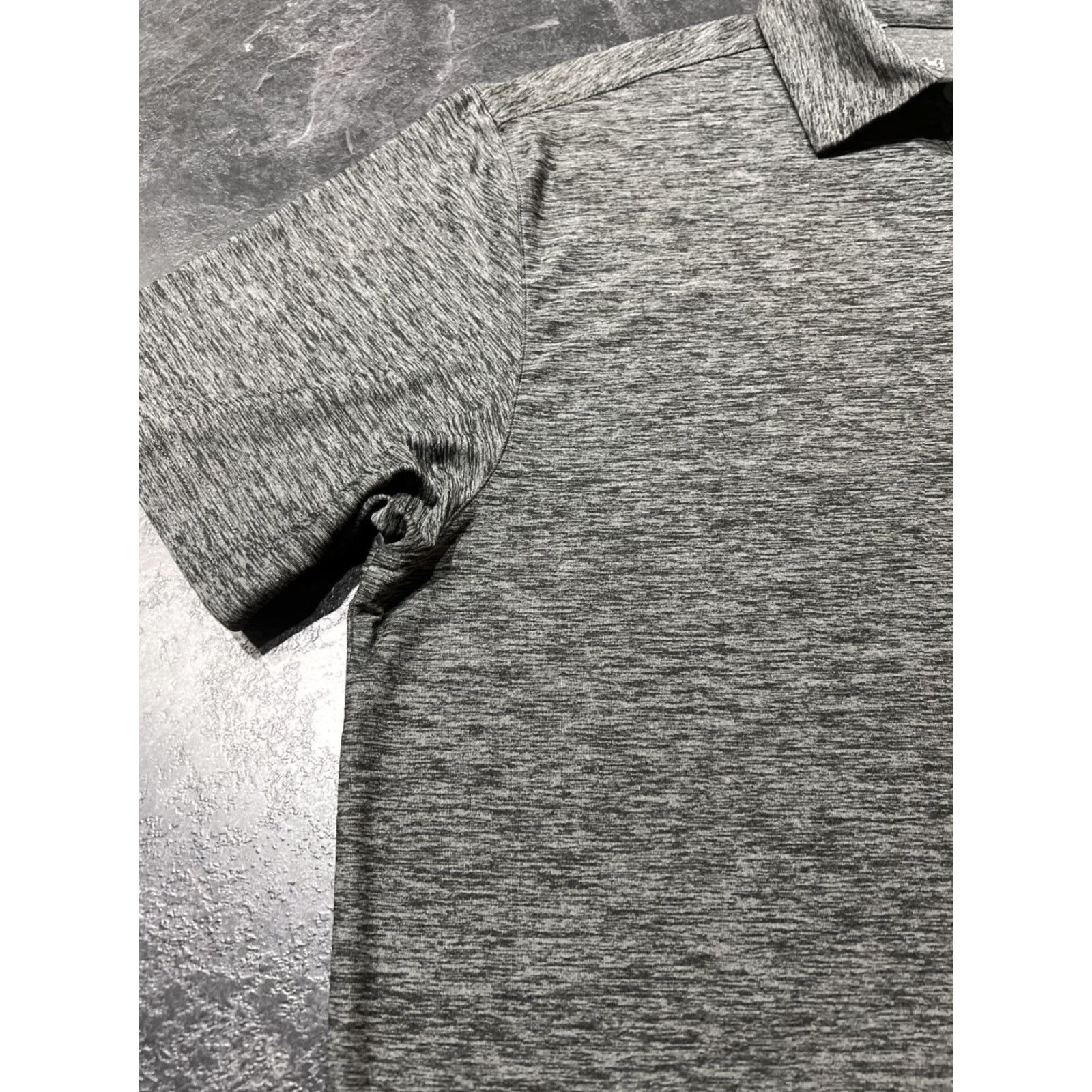 Under Armour VINTAGE Under Armour Polo Shirt Men XL Heather Gray Flag Polo XL Gray Flag Mens Size US XL / EU 56 / 4 - 5 Thumbnail