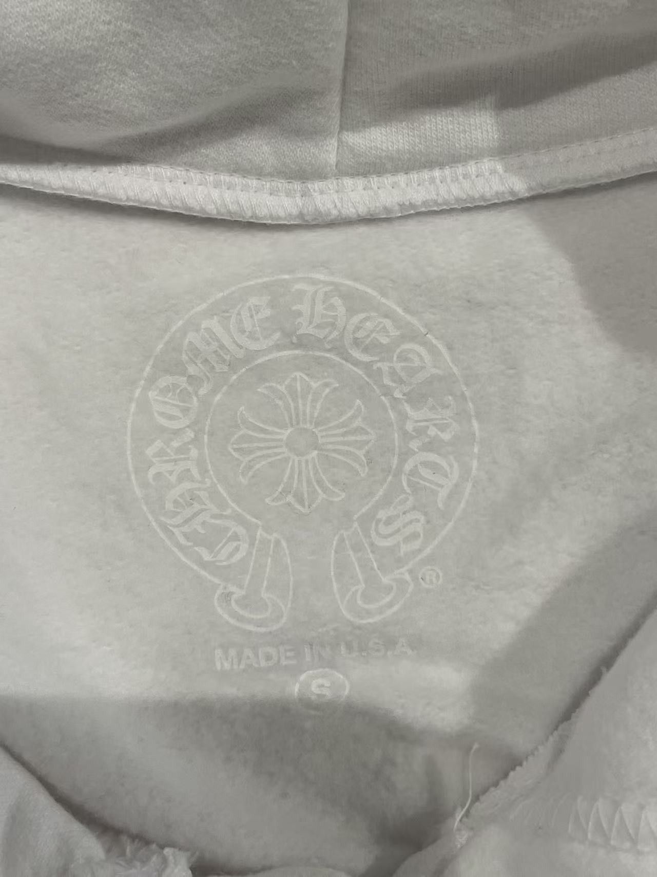 Chrome Hearts Chrome Hearts Blue Scroll White Zip Up Hoodie Size US XL / EU 56 / 4 - 3 Thumbnail