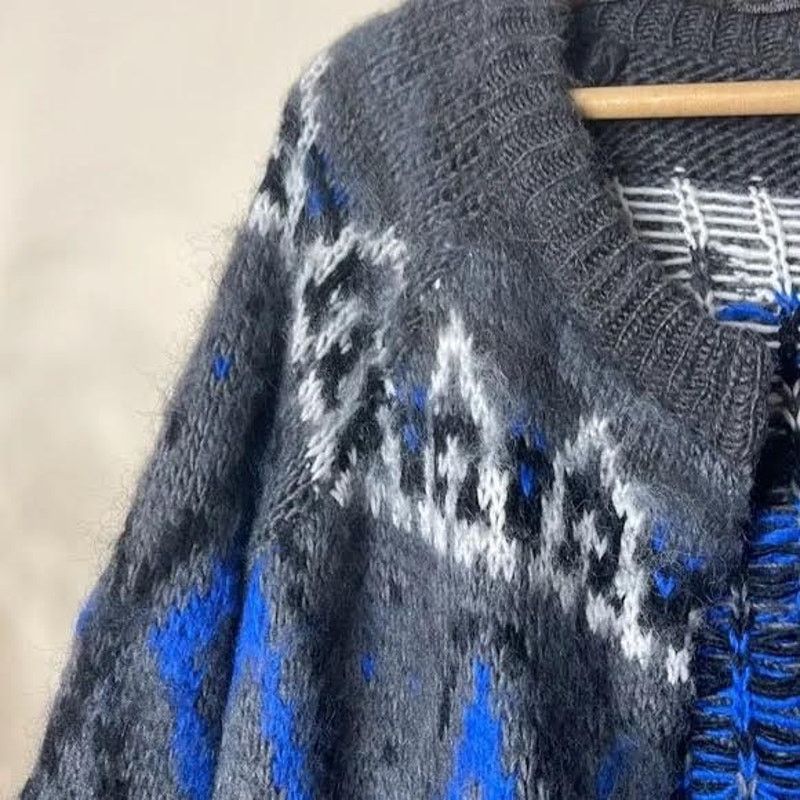 Free People Free People | Frosted Fair Isle Cardigan Sweater | Small Size S / US 4 / IT 40 - 8 Thumbnail