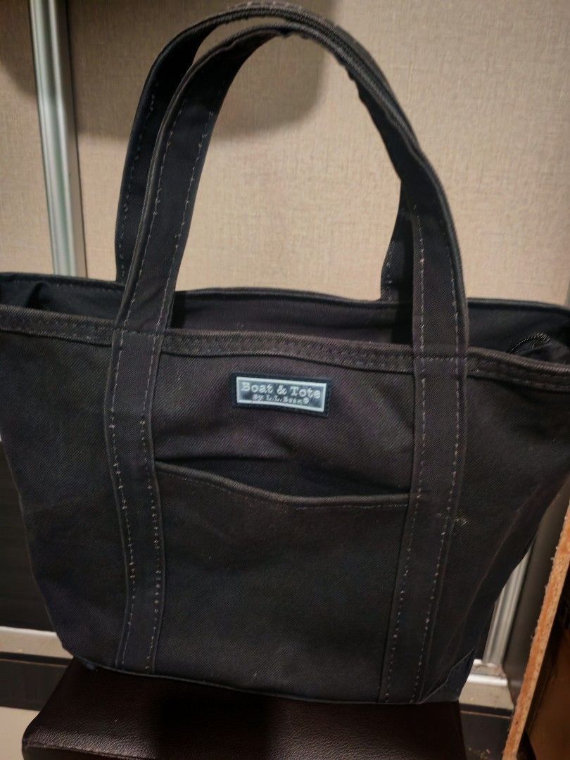 L.L. Bean L.L. Bean Boat & Tote Zip Canvas Bag Made in USA Vintage Size ONE SIZE - 2 Thumbnail