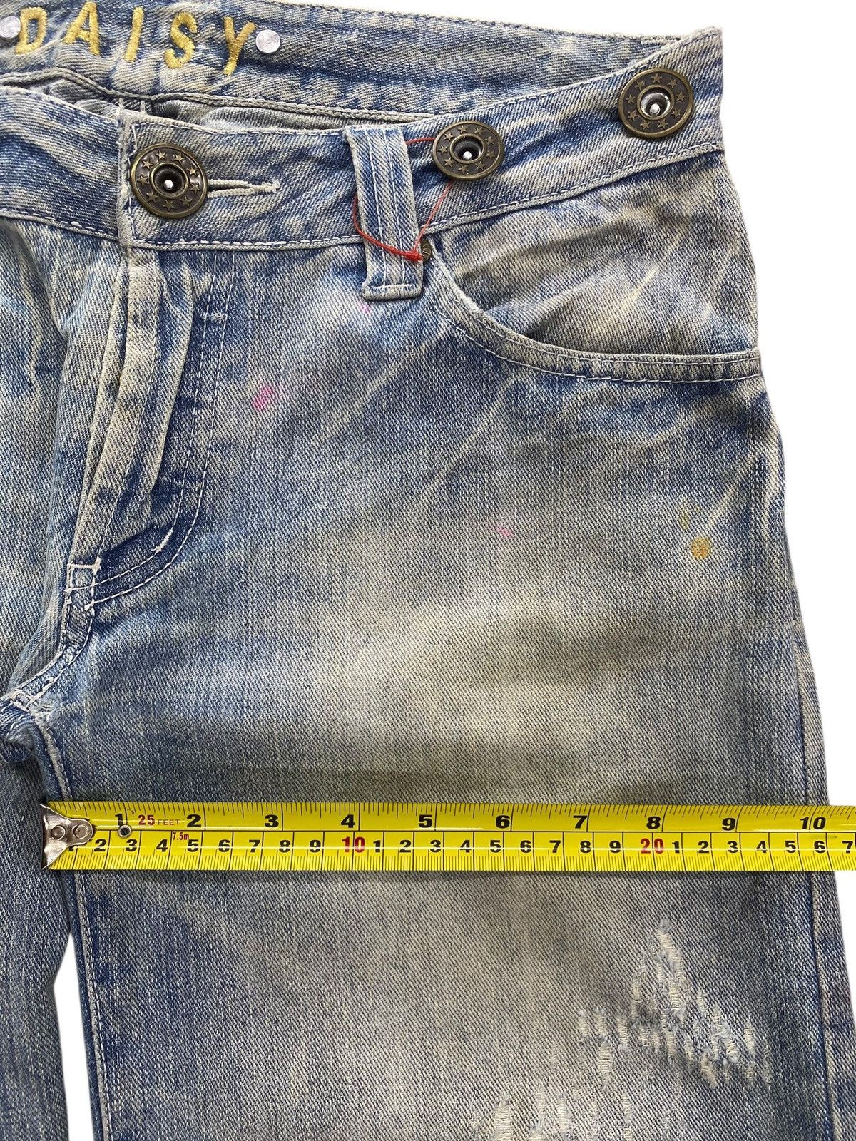 Japanese Brand Japanese Brand Faded Blue Wash Style Flare Jeans Size US 32 / EU 48 - 7 Thumbnail