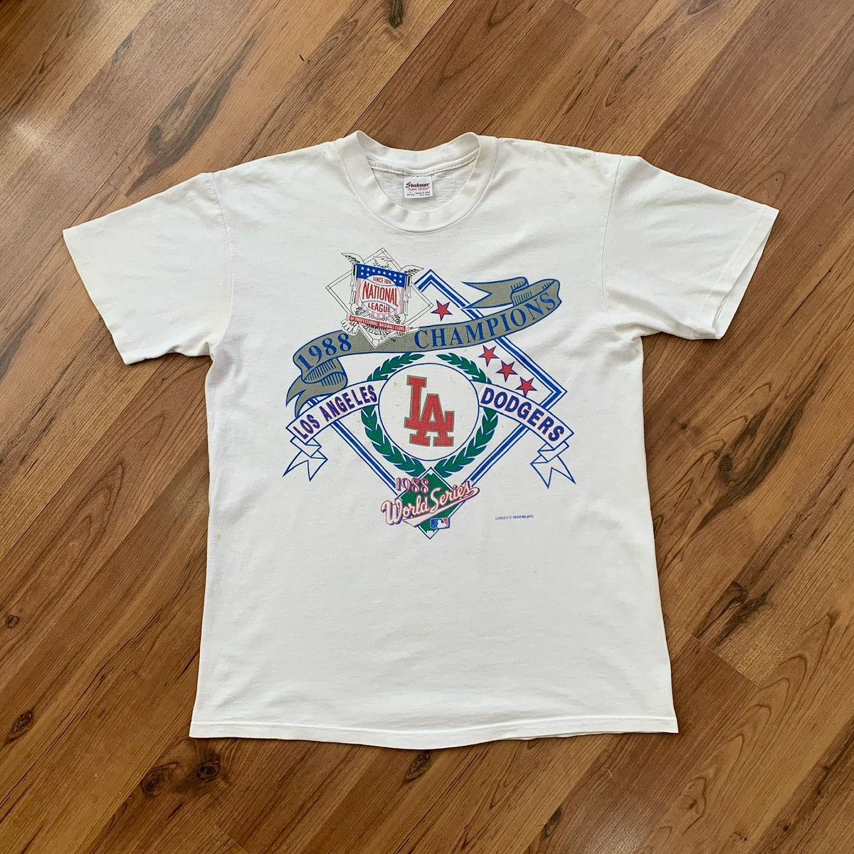 MLB Vintage La Dodgers World Champions 1988 Size US L / EU 52-54 / 3 - 1 Thumbnail