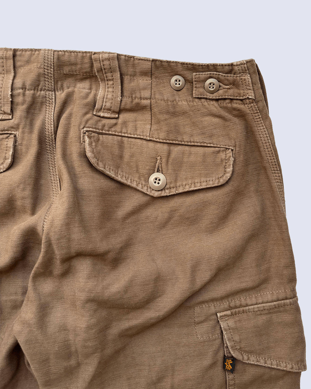 Alpha Industries × Vintage Alpha Industries "8 Pocket" Brown Cargo Pants Size US 30 / EU 46 - 6 Thumbnail