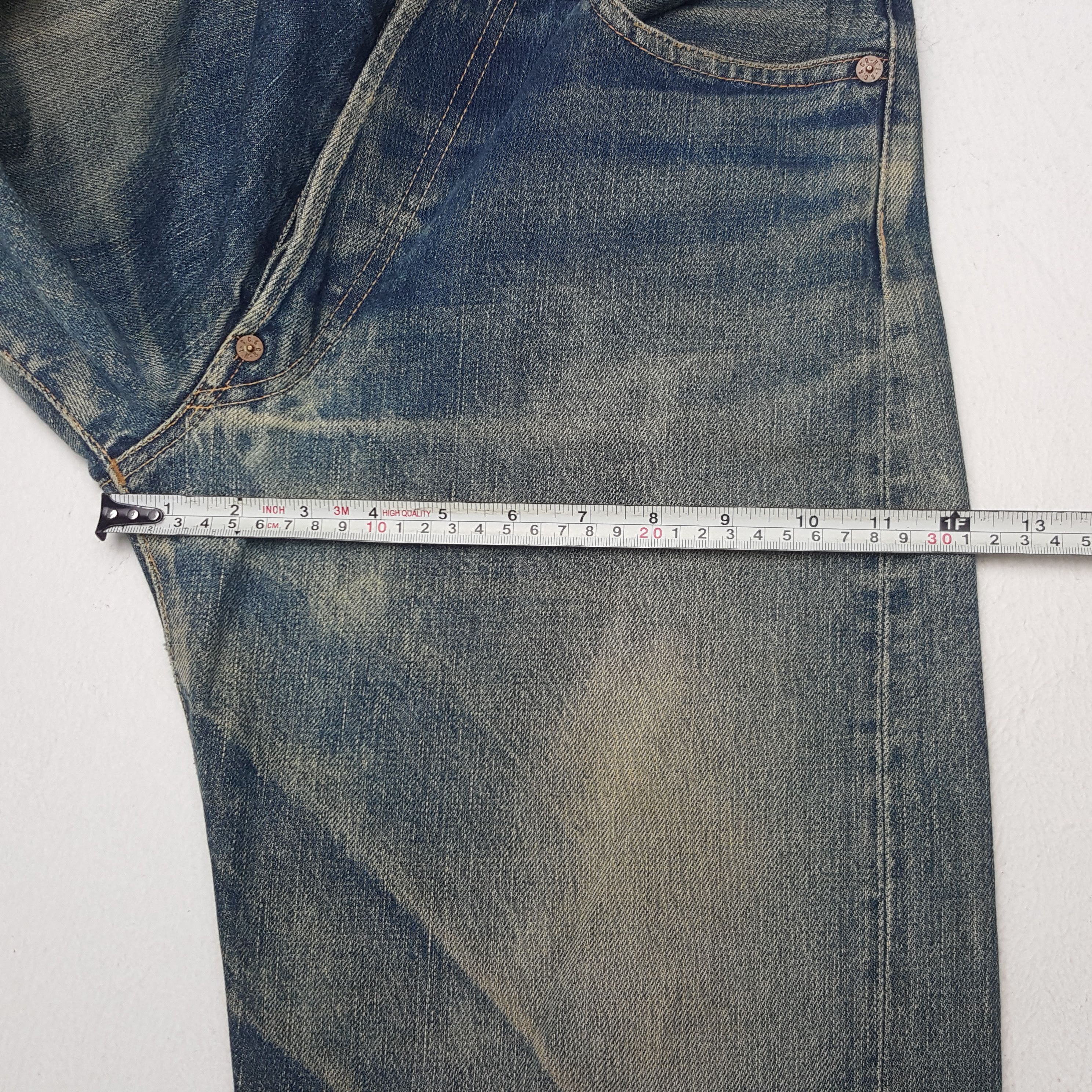 Evisu × Japanese Brand × Vintage Vintage Evis Japanese Brand Daicock Custom Art Denim Jeans Size US 28 / EU 44 - 11 Thumbnail