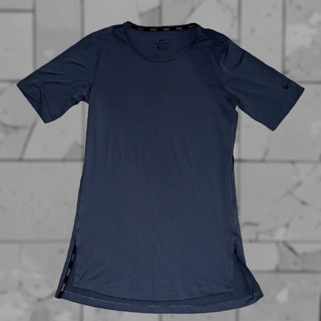 Nike Nike Dri Fit Blue Athletic T-Shirt Mens Size S Size US S / EU 44-46 / 1 - 1 Thumbnail