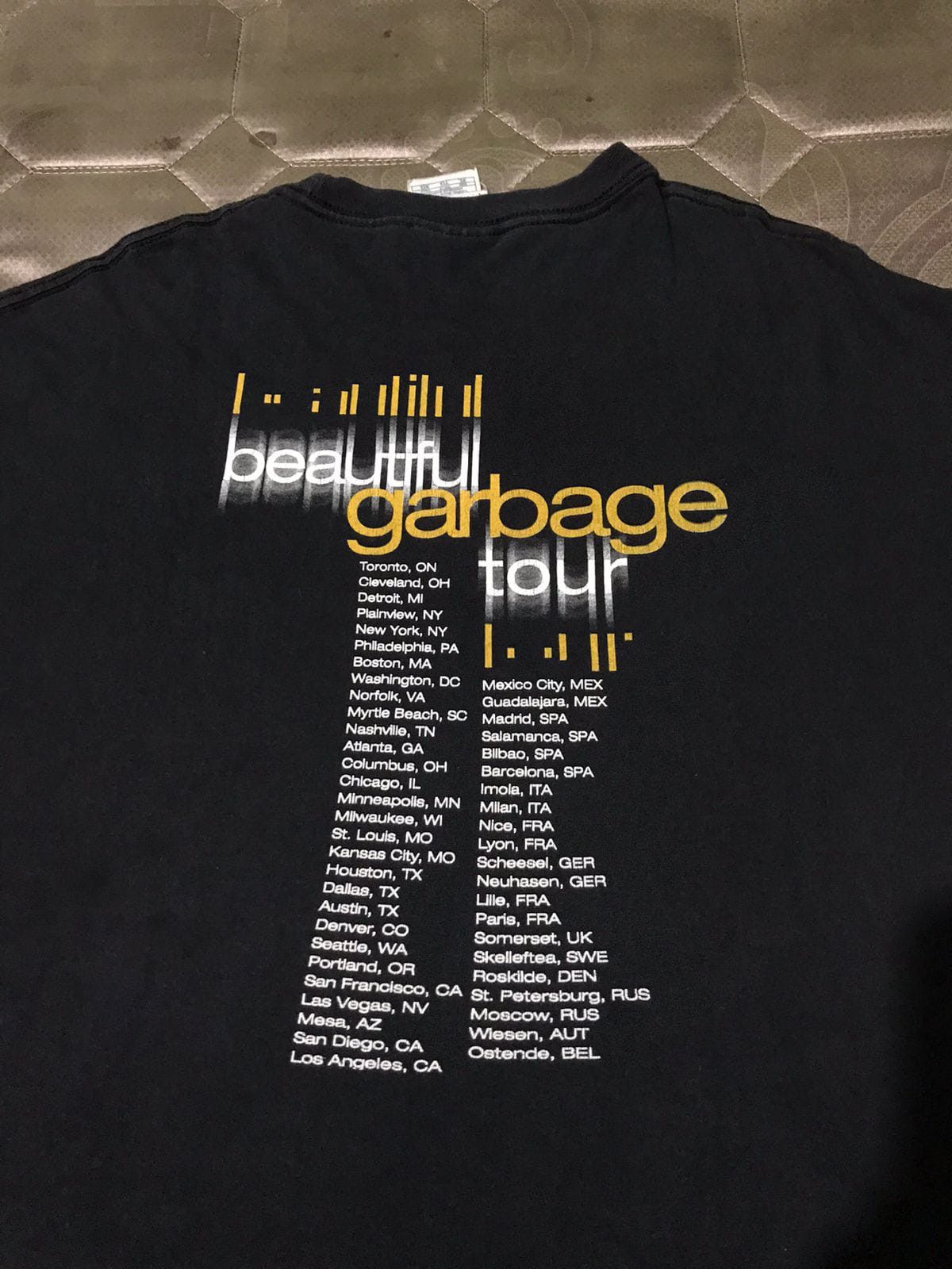 Vintage Vintage GARBAGE beautiful tour 2001 No doubt Cranberries Size US XL / EU 56 / 4 - 5 Thumbnail