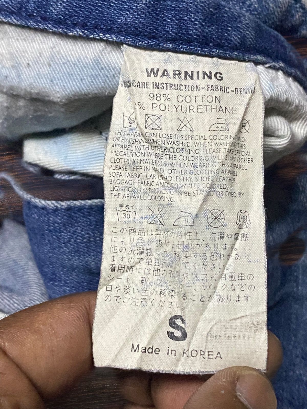 Other Peoples Republic Union Wash&Wash Distressed Denim Fade Jeans Size US 31 - 18 Thumbnail