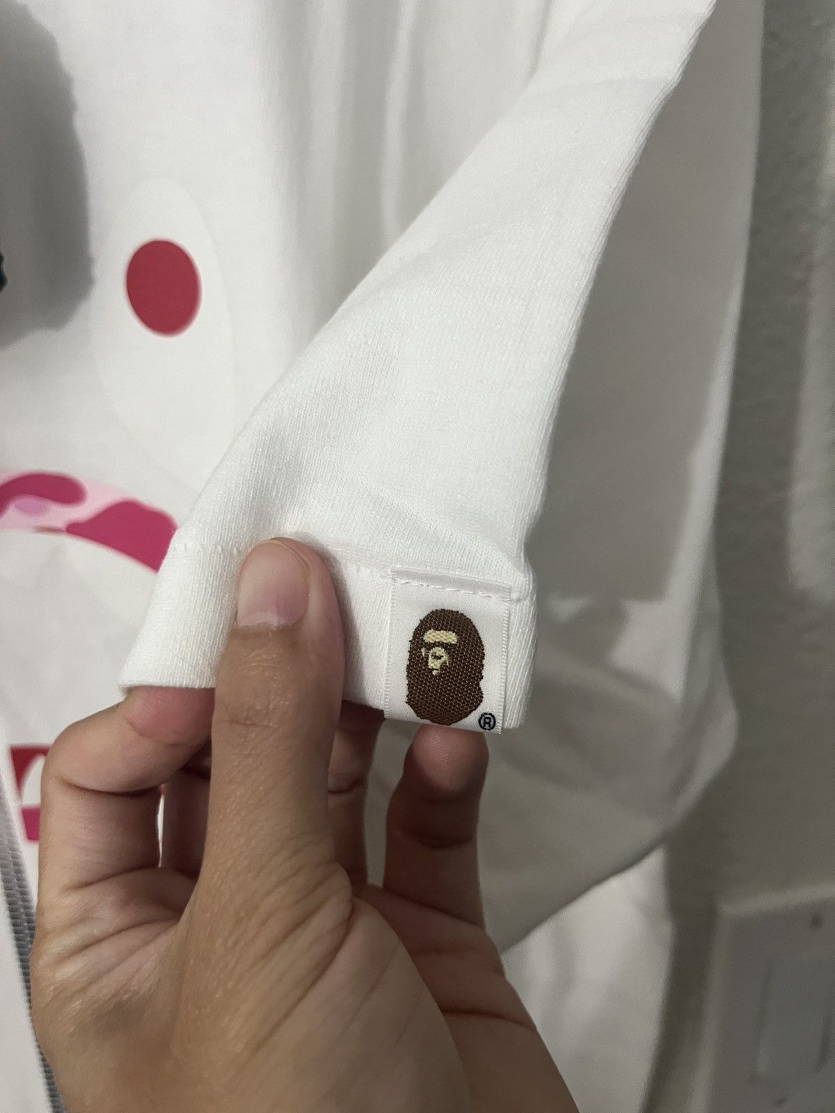 Bape Bape A Bathing Ape ABC Camo Shark Silver Zip Tee Large White Size US L / EU 52-54 / 3 - 8 Thumbnail