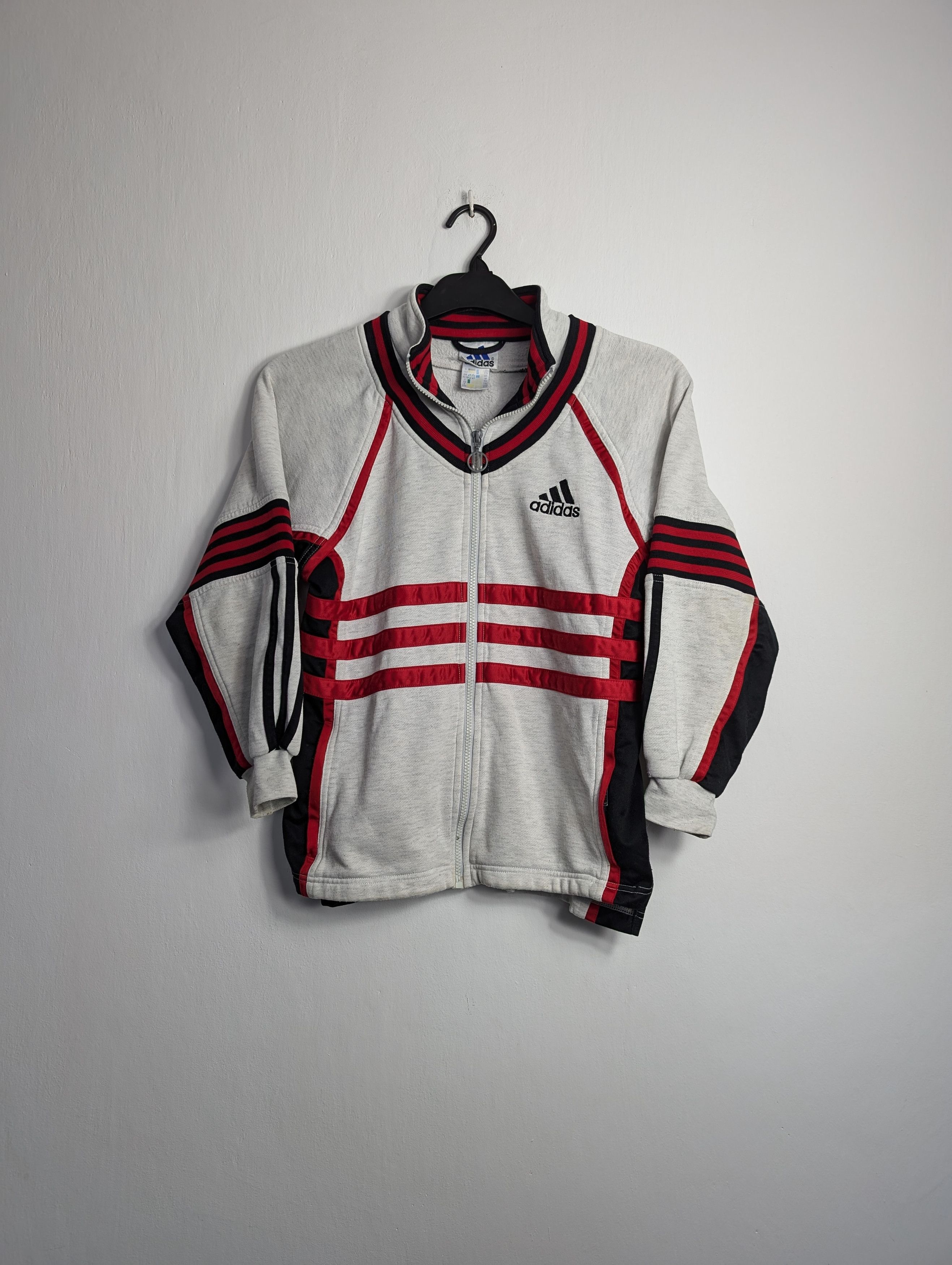 Adidas Vintage 90s Adidas Zip Sweatshirt Logo Streetwear Size S / US 4 / IT 40 - 3 Thumbnail