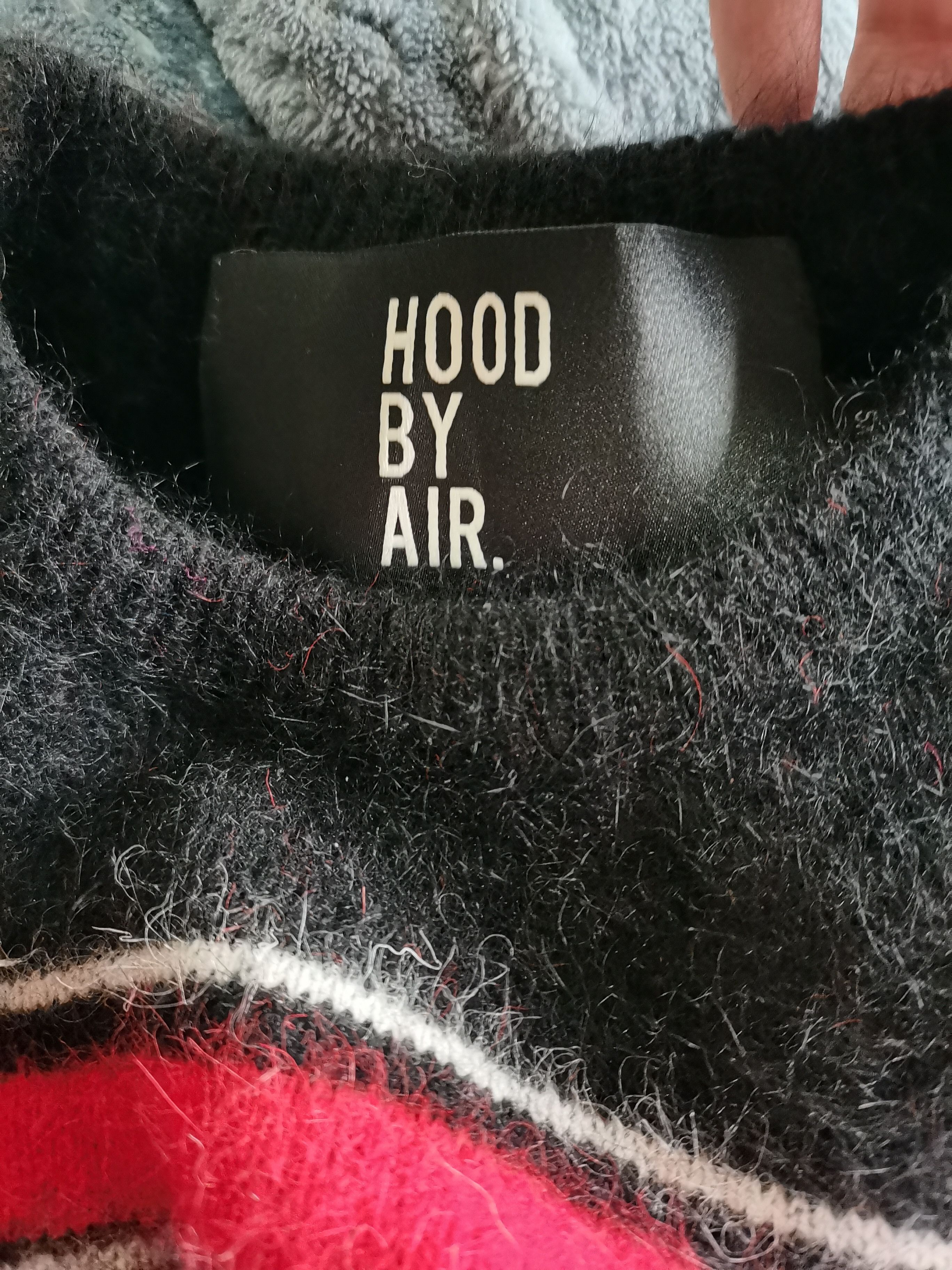 Hood By Air FW16 Runway "69" black red sweater Size US XS / EU 42 / 0 - 2 Thumbnail