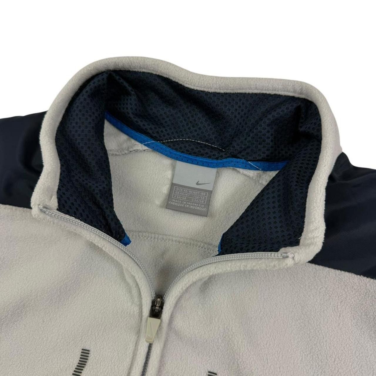 Nike Vintage 2000s Nike Shox Zip Fleece Track Jacket Extra Large Size US XL / EU 56 / 4 - 6 Thumbnail