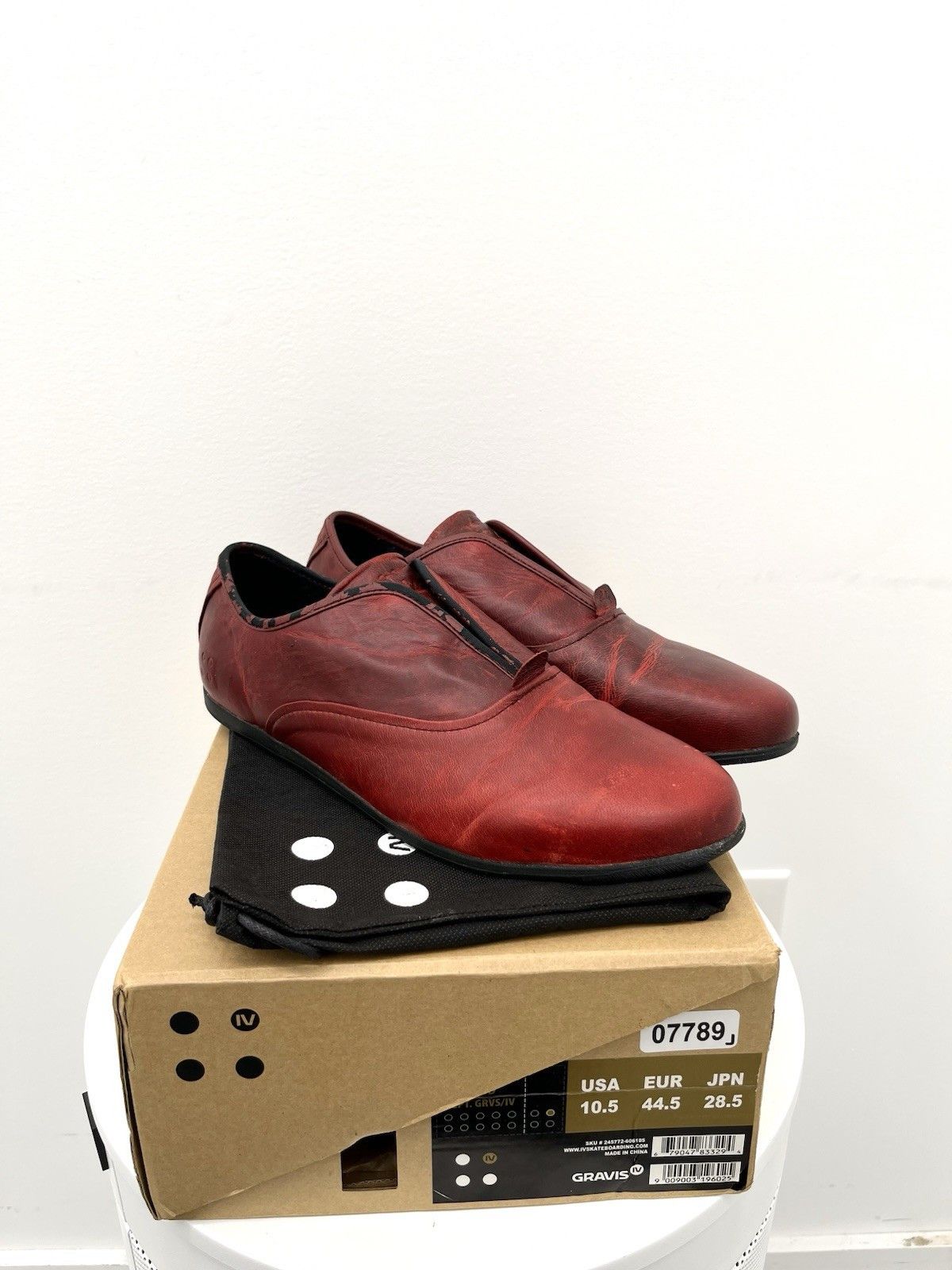 Gravis RARE Gravis Dylan Rieder Oxblood Red Slipon 10.5 Skate IV Size US 10.5 / EU 43-44 - 3 Thumbnail