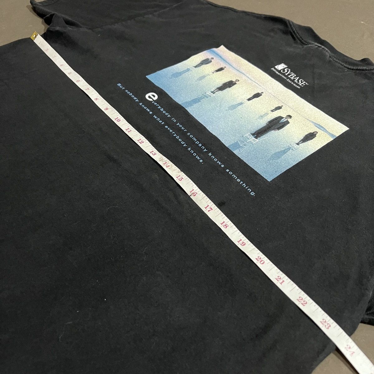 Arts & Science Vintage 90s Sybase EP Tech Software Faded graphic streetwear Size US XL / EU 56 / 4 - 6 Thumbnail