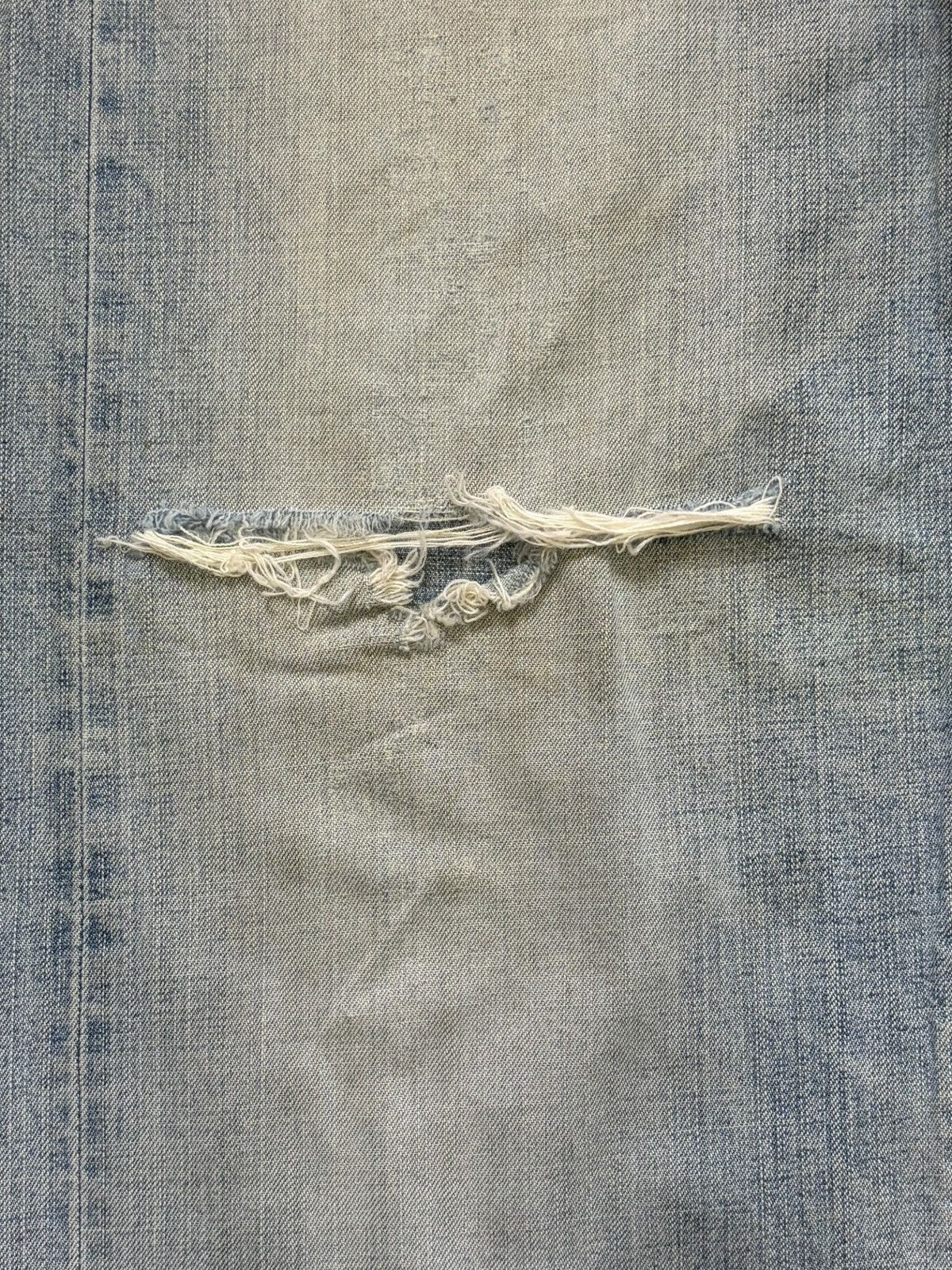 Edwin Vintage Edwin 505Z Selvedge Distressed Loose Jeans Size US 30 / EU 46 - 3 Thumbnail