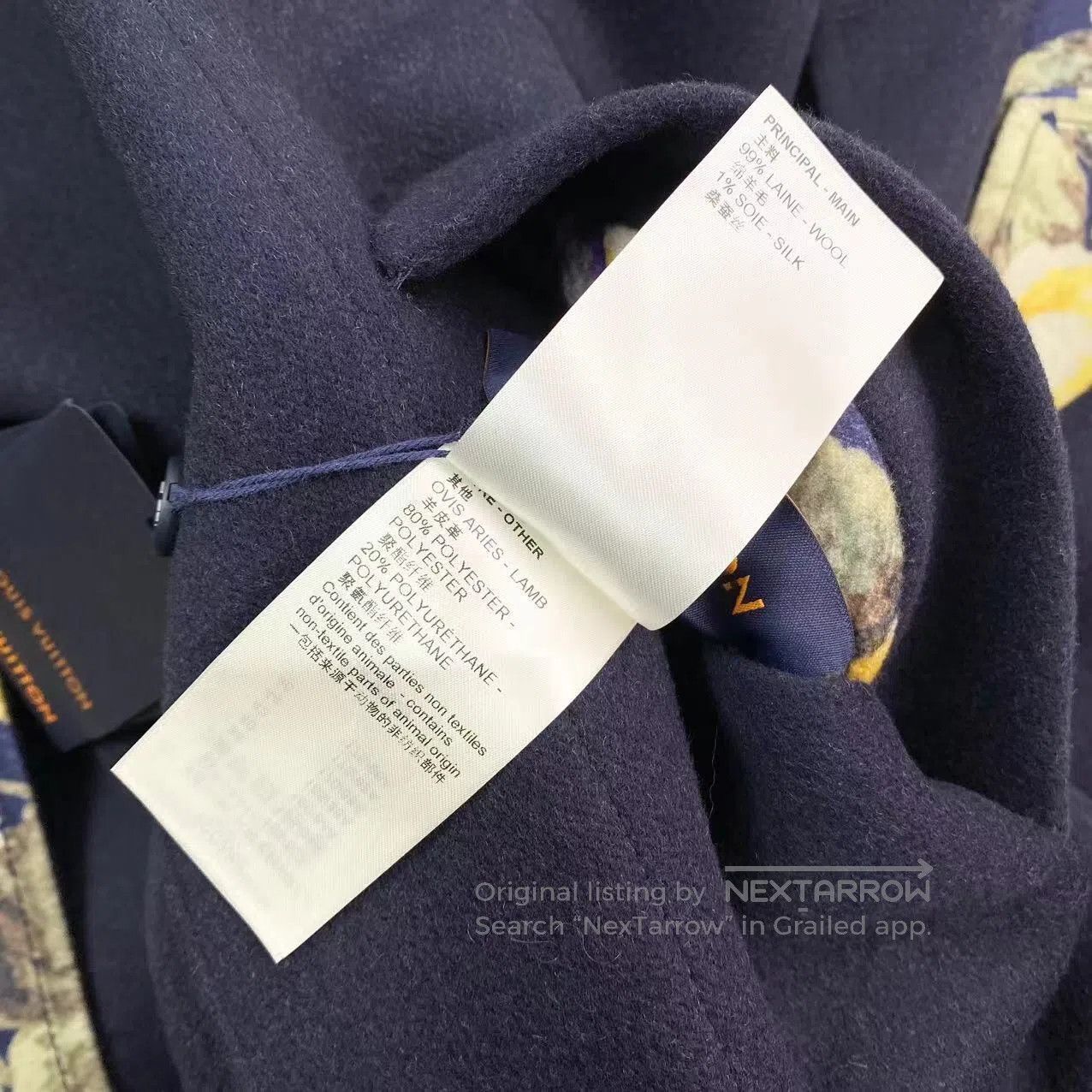 Louis Vuitton Louis Vuitton Show off a wool coat on both sides| Size XS / US 0-2 / IT 36-38 - 7 Thumbnail