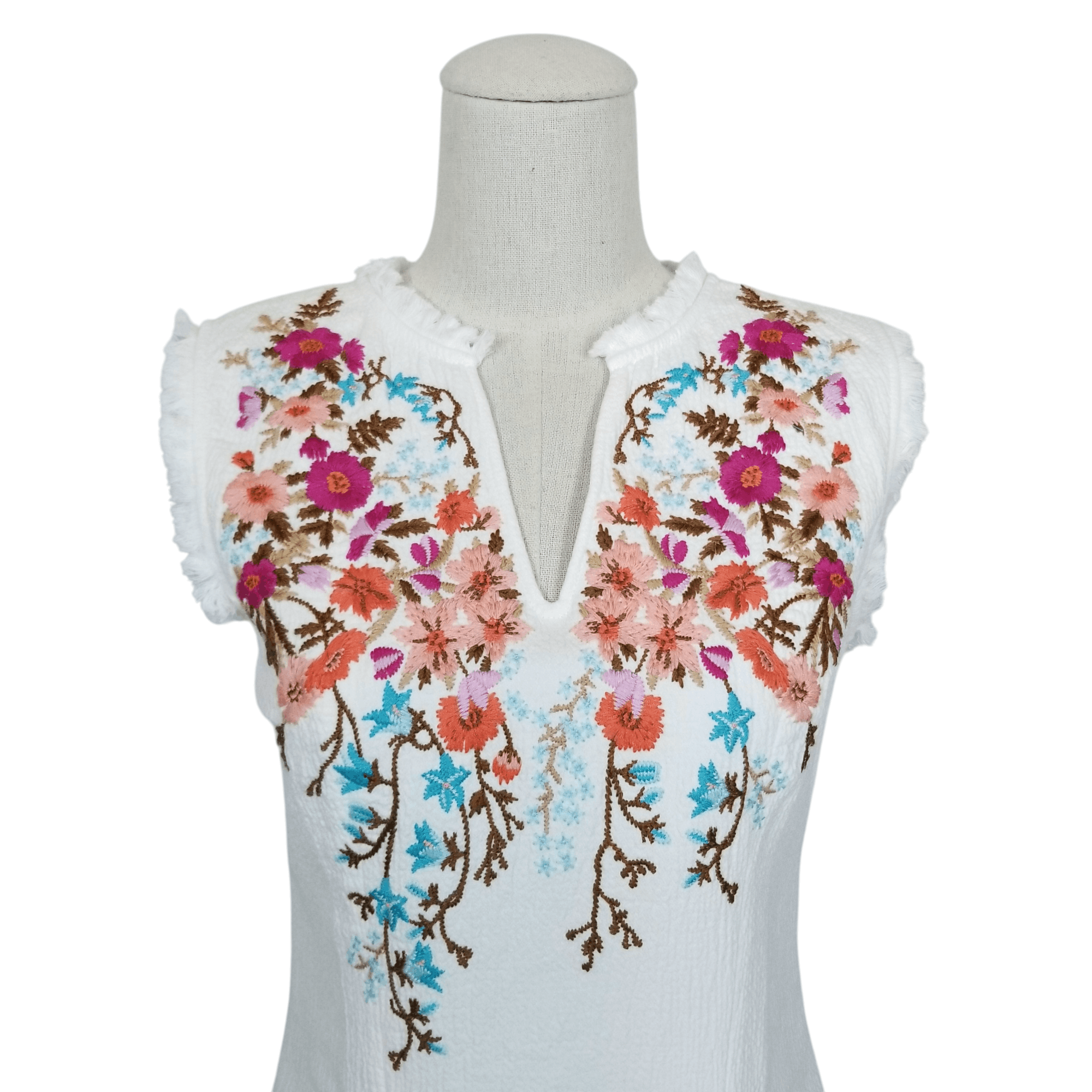 Other Sundance Sleeveless Embroidered Blouse Size XS / US 0-2 / IT 36-38 - 2 Thumbnail