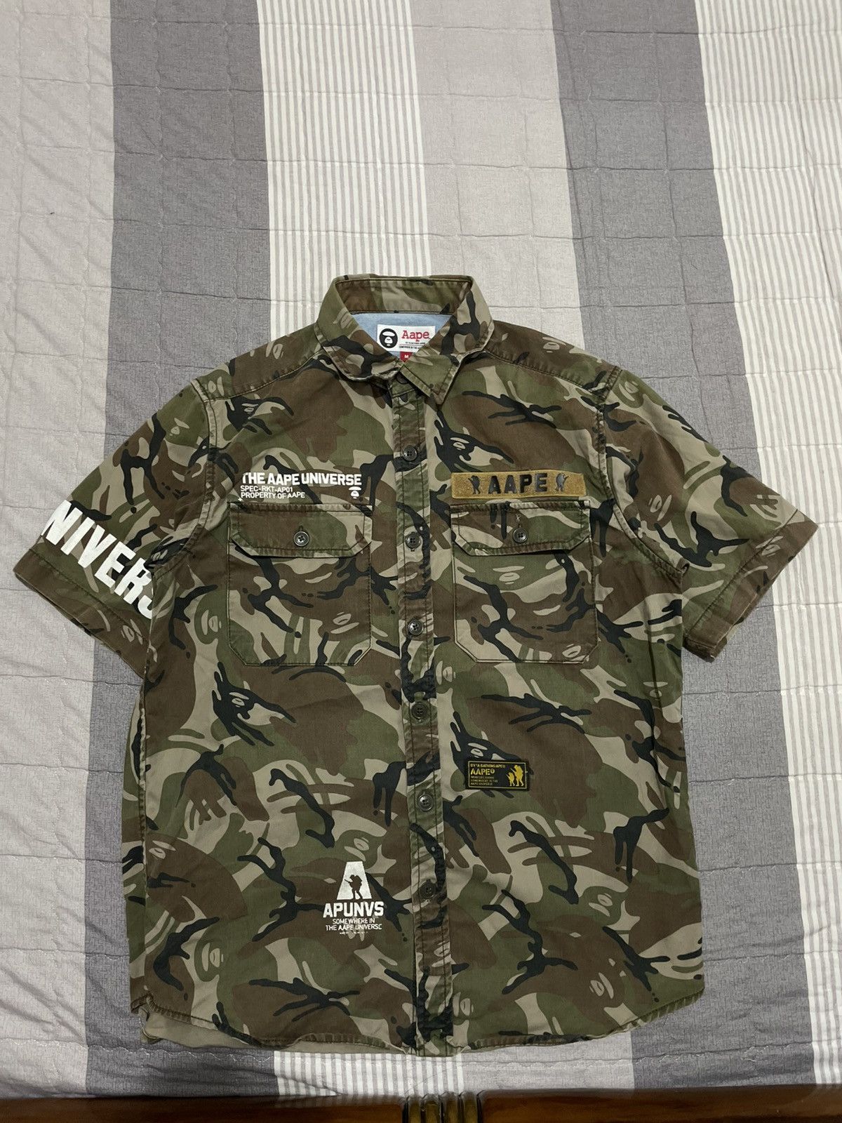 Aape Shirt A BATHING APE AAPE Size US M / EU 48-50 / 2 - 3 Thumbnail