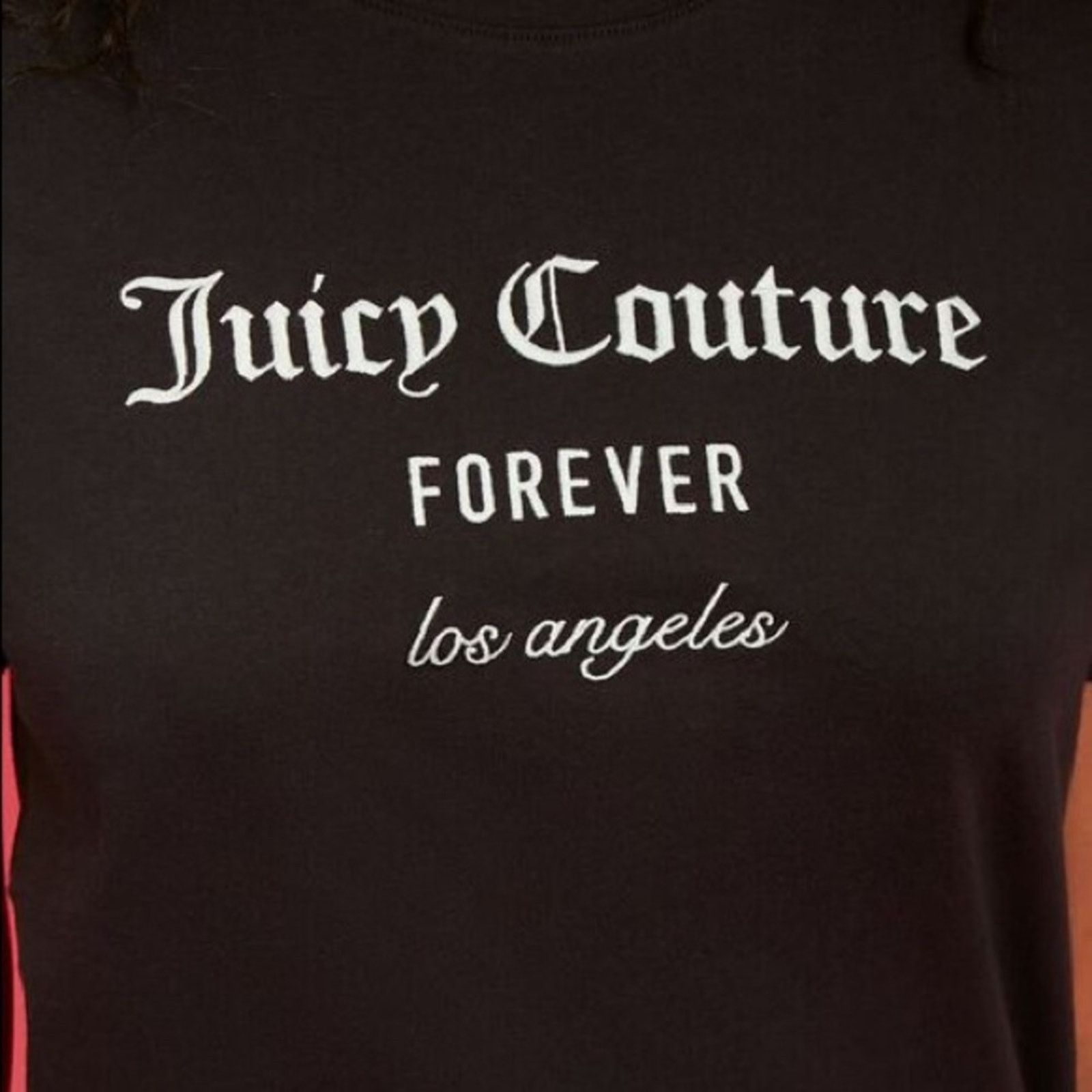 Forever 21 × Juicy Couture F21 x Juicy Couture Black Crewneck T-Shirt Medium Size M / US 6-8 / IT 42-44 - 7 Thumbnail