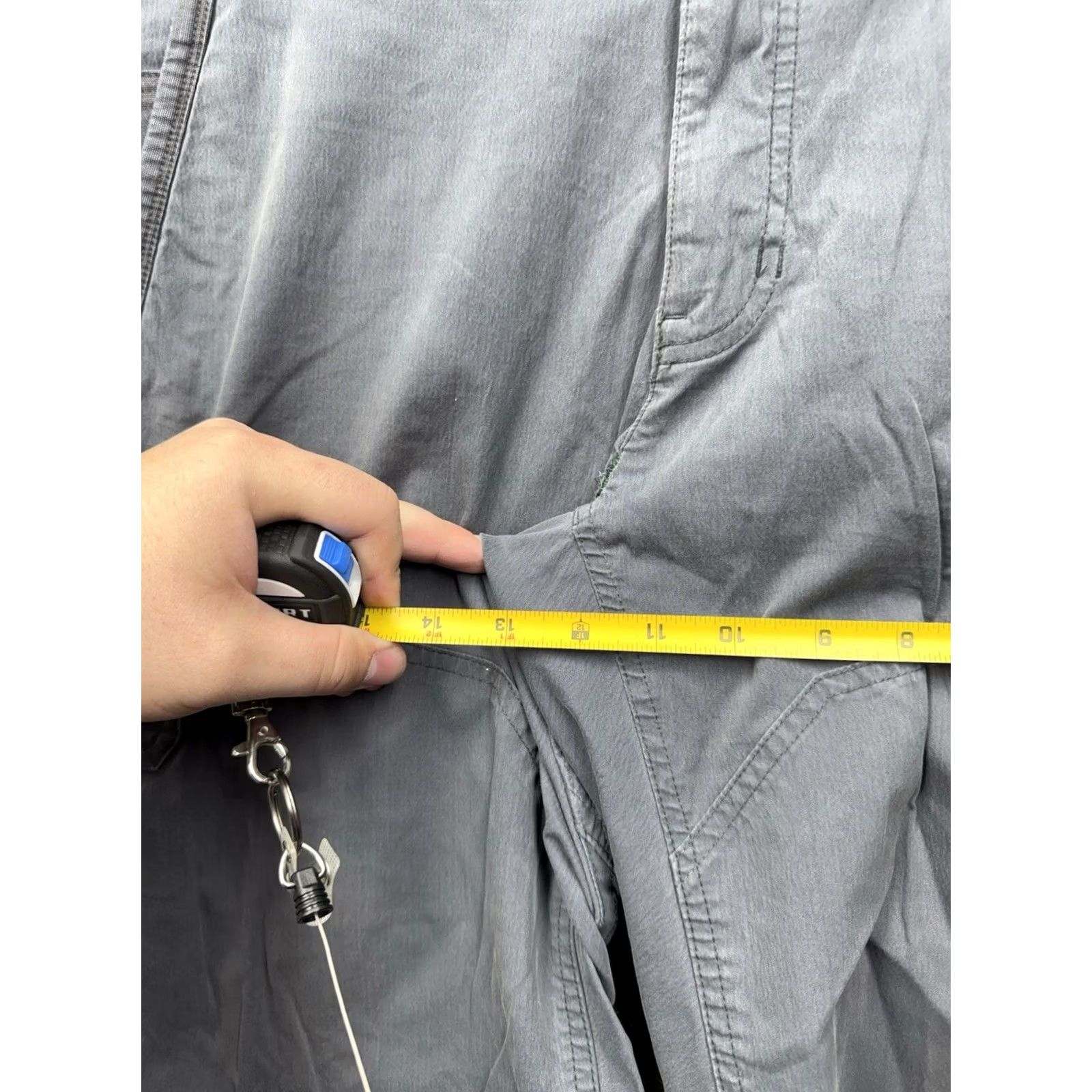 Eddie Bauer Eddie Bauer First Ascent Pants Mens 36x30 Gray Nylon Spandex 5-Pocket Straight Union Utility Casual Size US 36 / EU 52 - 3 Thumbnail