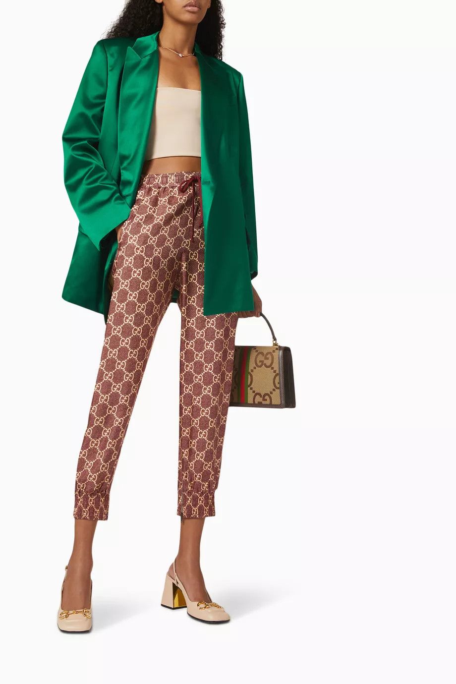 Gucci o1y0925 Blazer in Emerald Green Size XS / US 0-2 / IT 36-38 - 4 Thumbnail