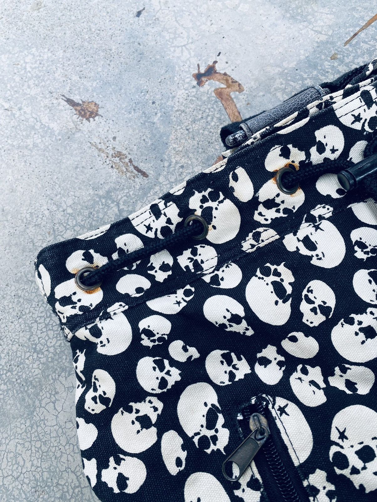 Vintage Vintage Fabric Connection Skull FullPrint Backpack Size ONE SIZE - 9 Thumbnail