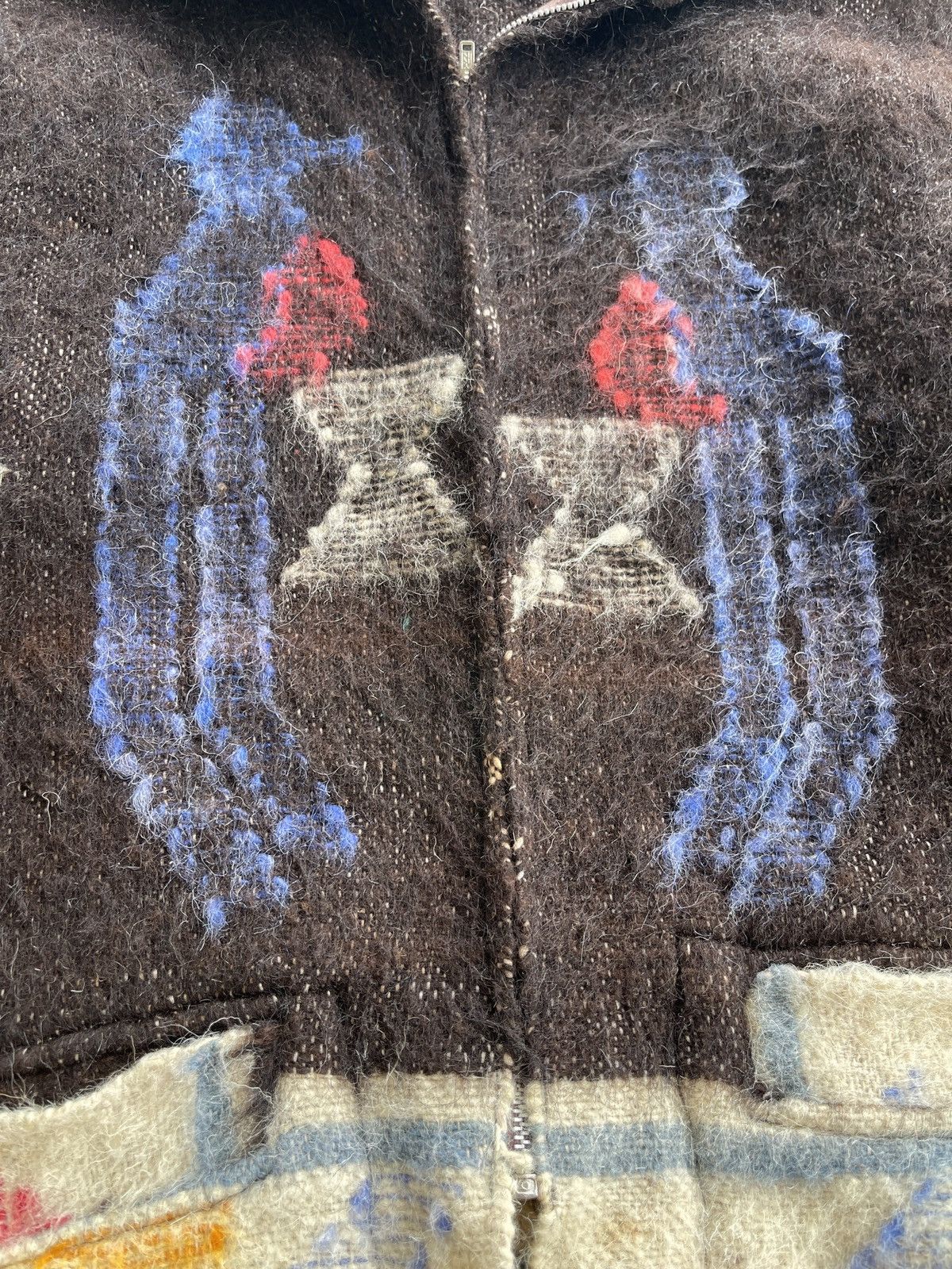 Vintage 1970s Southwestern Jack Mohair Jacket Size US M / EU 48-50 / 2 - 11 Thumbnail