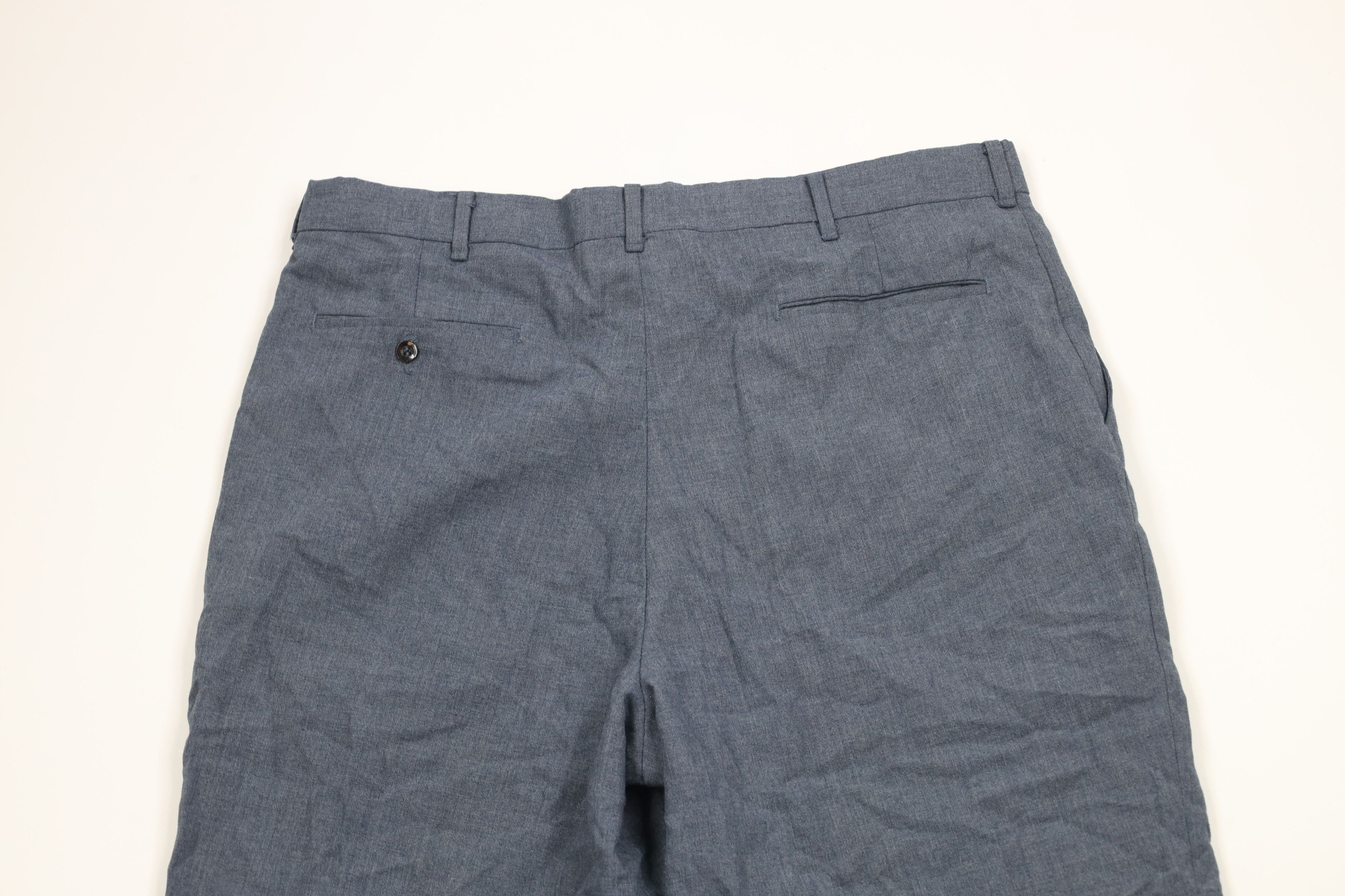 Vintage Vintage 70s Streetwear Chambray Wide Leg Chino Pants USA Size US 36 / EU 52 - 11 Thumbnail