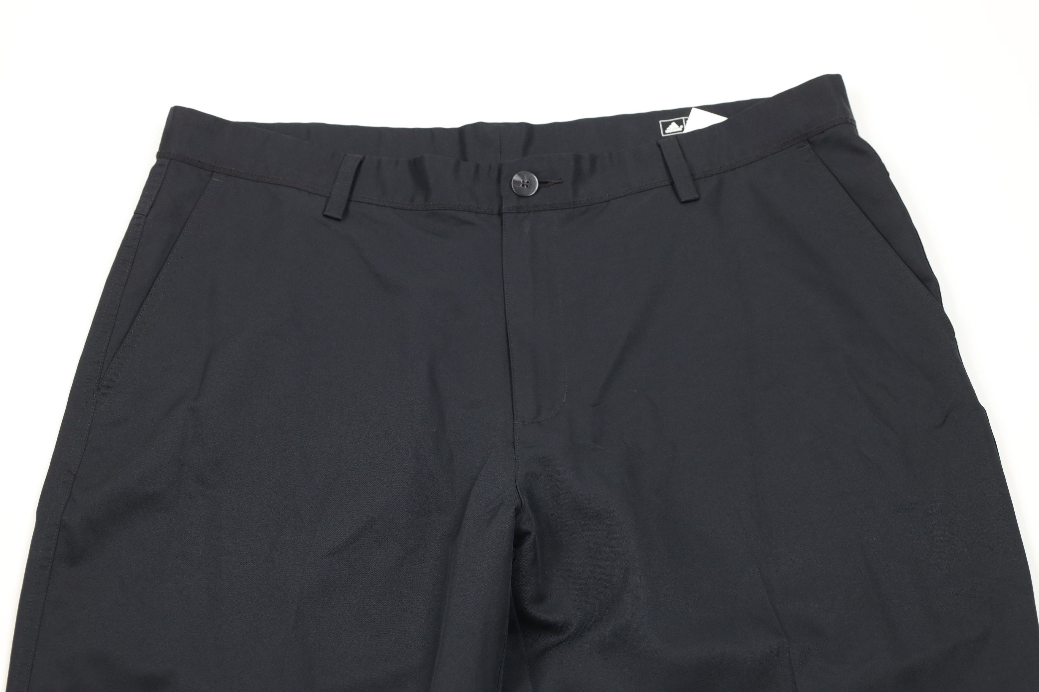 Adidas Vintage Y2K Adidas Golf Spell Out Wide Leg Chino Pants Black Size US 36 / EU 52 - 2 Thumbnail