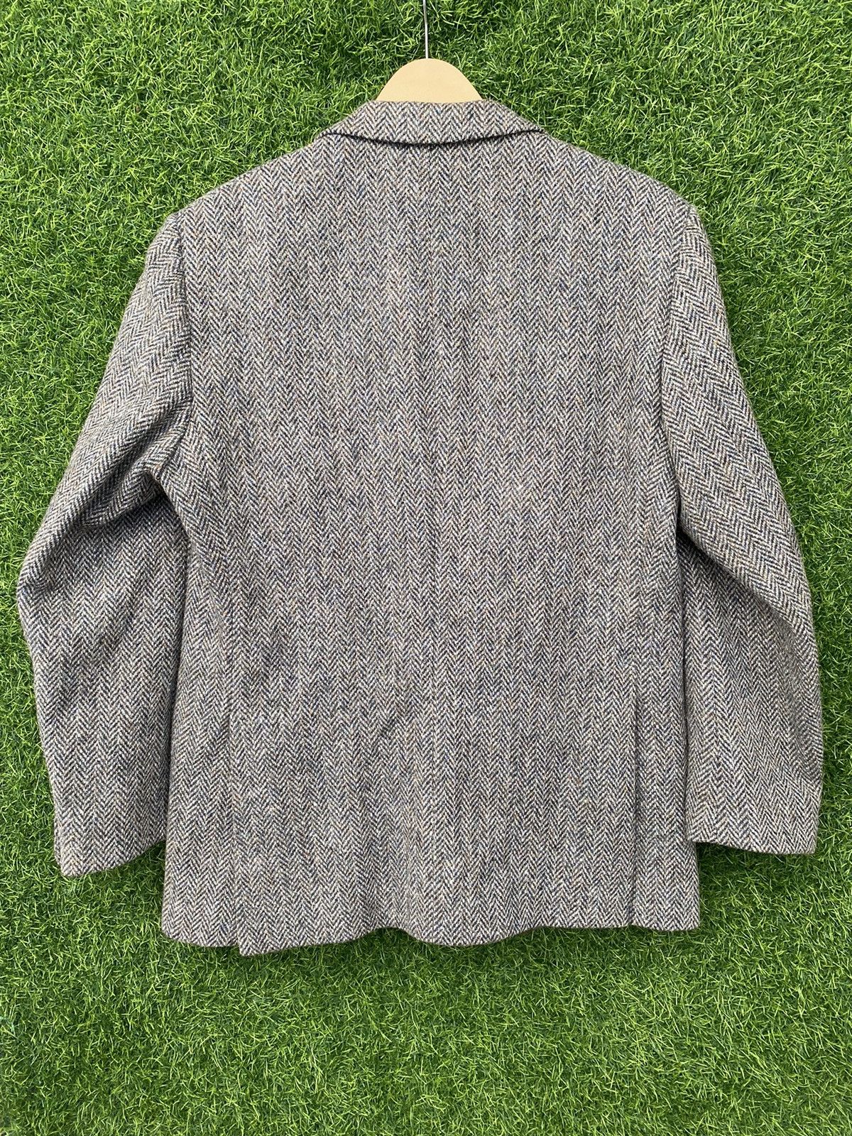 Harris Tweed Vintage Harris Tweed style herringbone wool blazer Size 40S - 2 Thumbnail