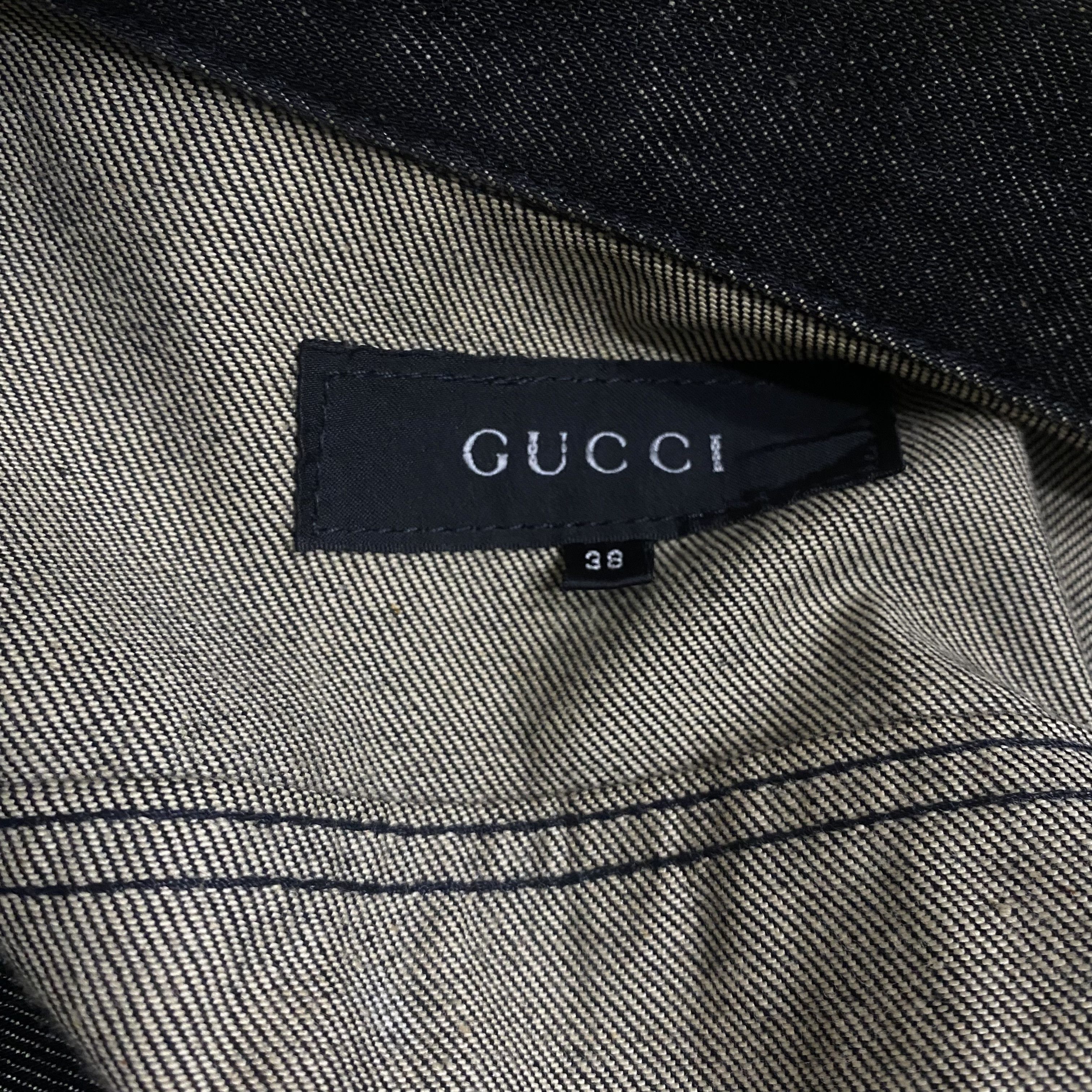 Gucci SS98 Gucci Tom Ford denim jacket worn by Mariah Carey Size S / US 4 / IT 40 - 6 Thumbnail