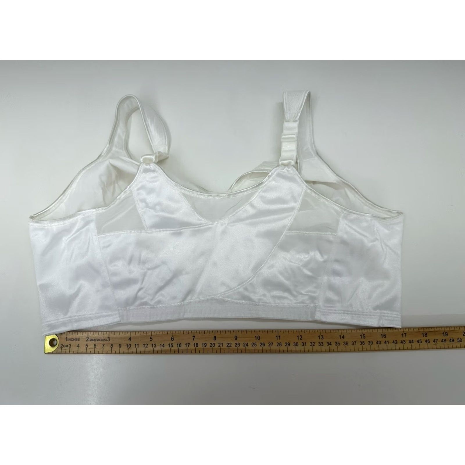 Vintage Playtex 18 Hour Womens Bra Size 46DD White Front Closure WPosture Boost E525 Shirt Womens Bra Size ONE SIZE - 7 Thumbnail