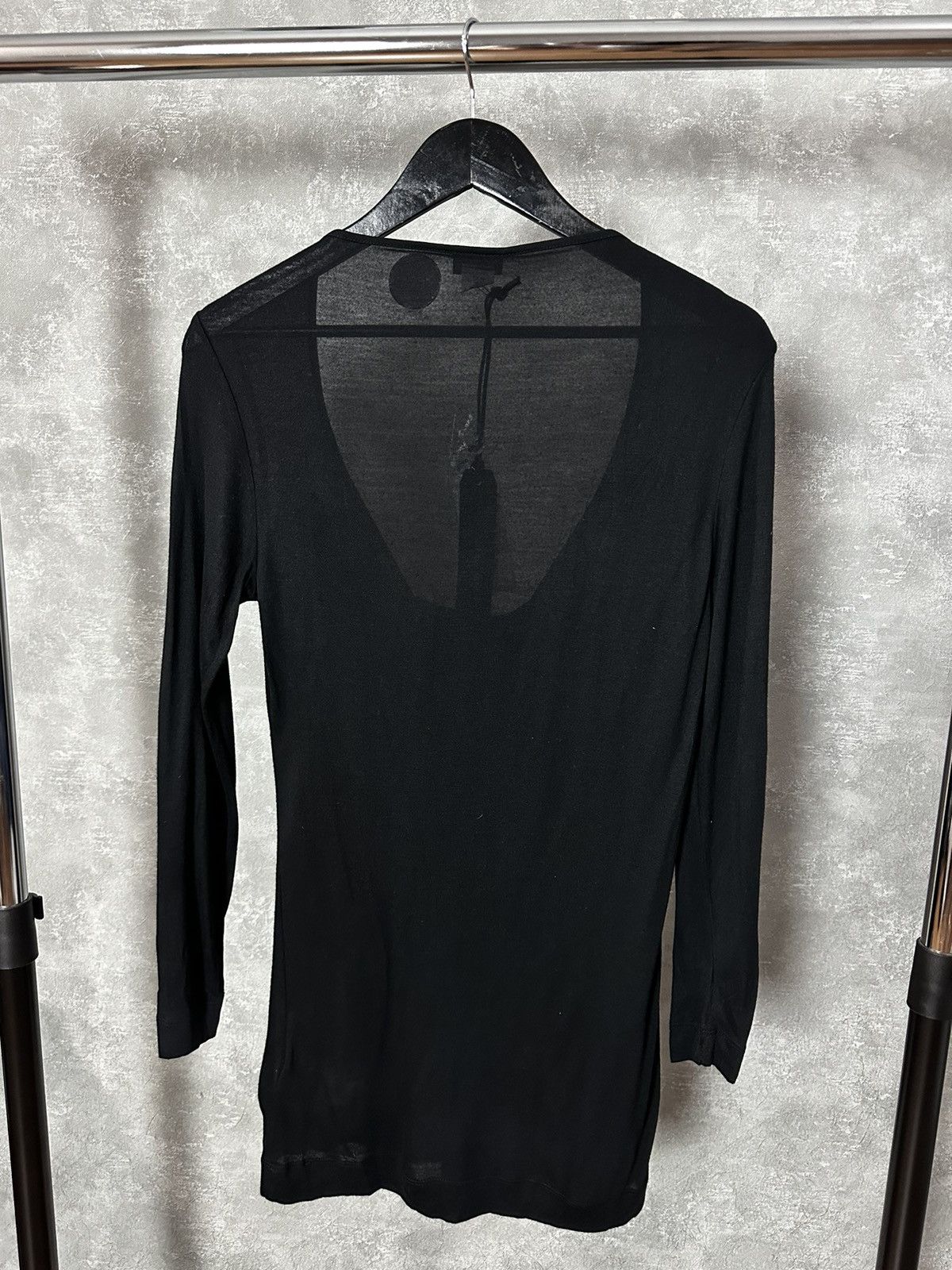 Miss Sixty × Vintage NEW Miss Sixty Vintage Black Long Sleeve Women’s Blouse Size L / US 10 / IT 46 - 7 Thumbnail
