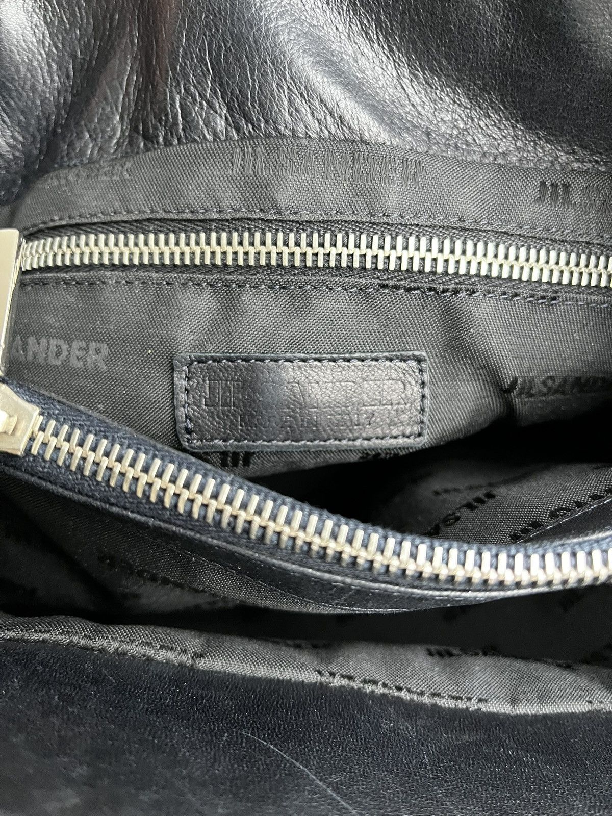 Jil Sander 2008 Jil Sander Black Leather Handbag / Mini Tote Size ONE SIZE - 6 Thumbnail