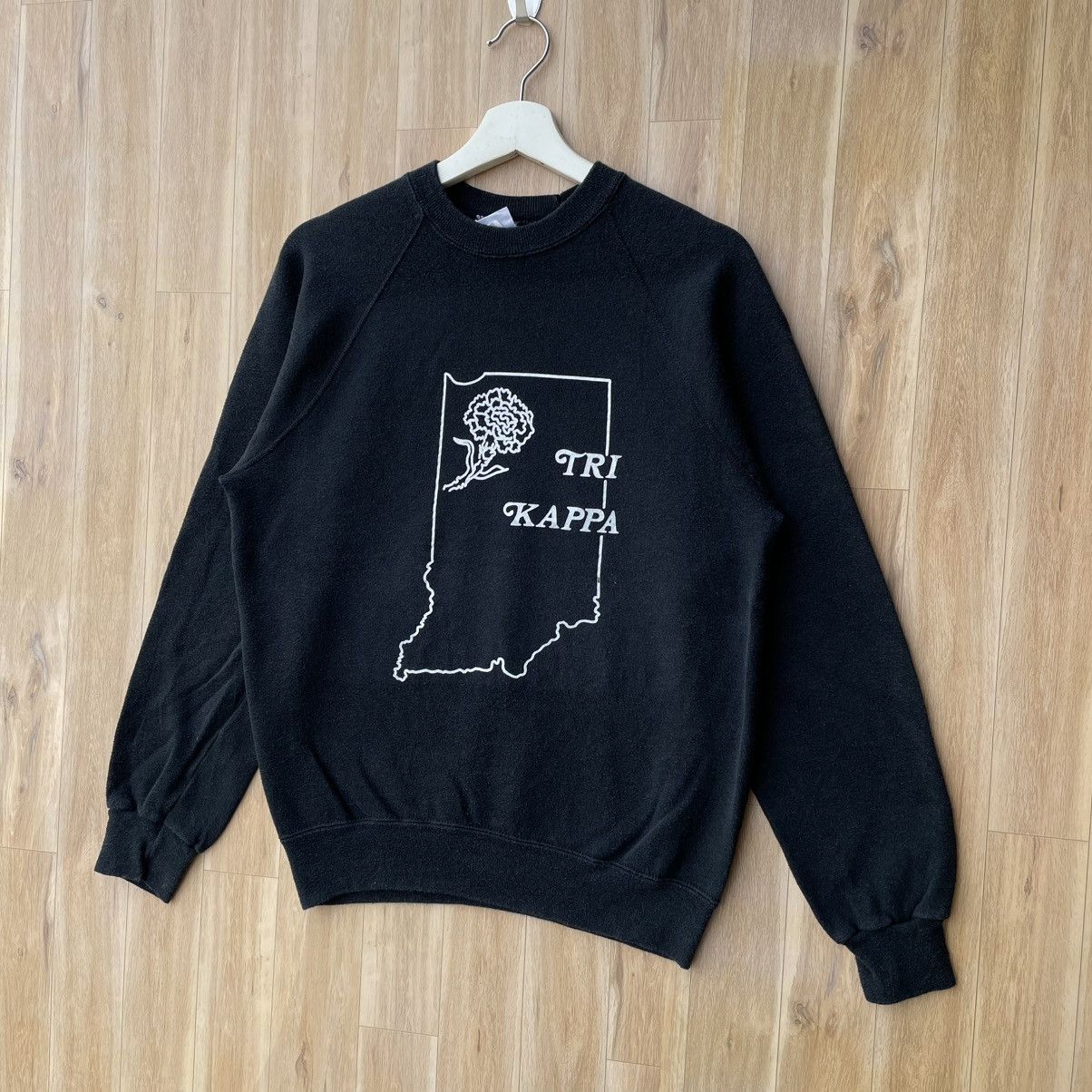 Vintage Vintage Tri Kappa Pullover Sweatshirt Size US L / EU 52-54 / 3 - 2 Thumbnail