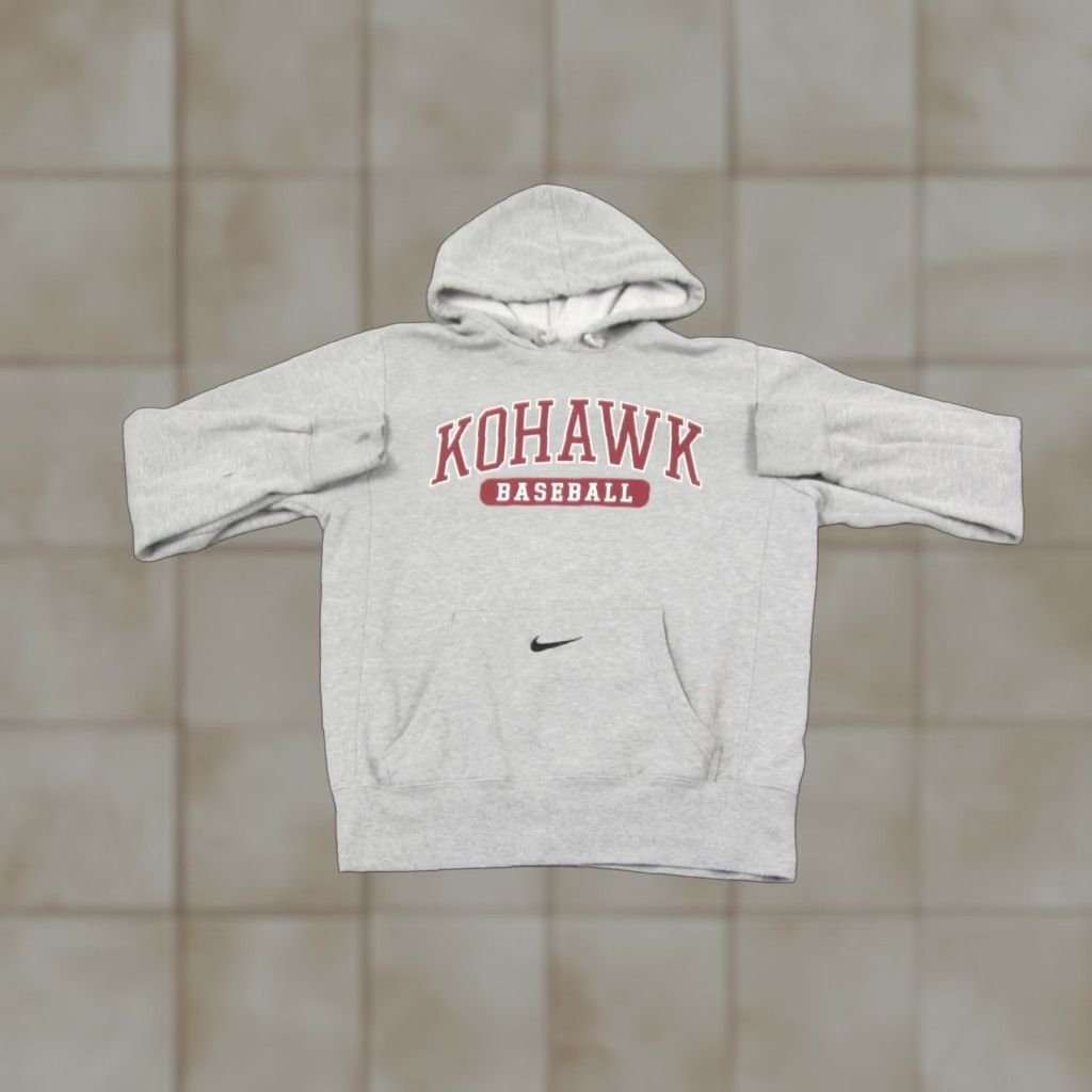 Nike Nike Hoodie Mens S Gray Kohawks Vintage Center Swoosh Baseball Pullover Hooded Pockets Regular Size Small Vintage Shirt? Size US S / EU 44-46 / 1 - 1 Thumbnail