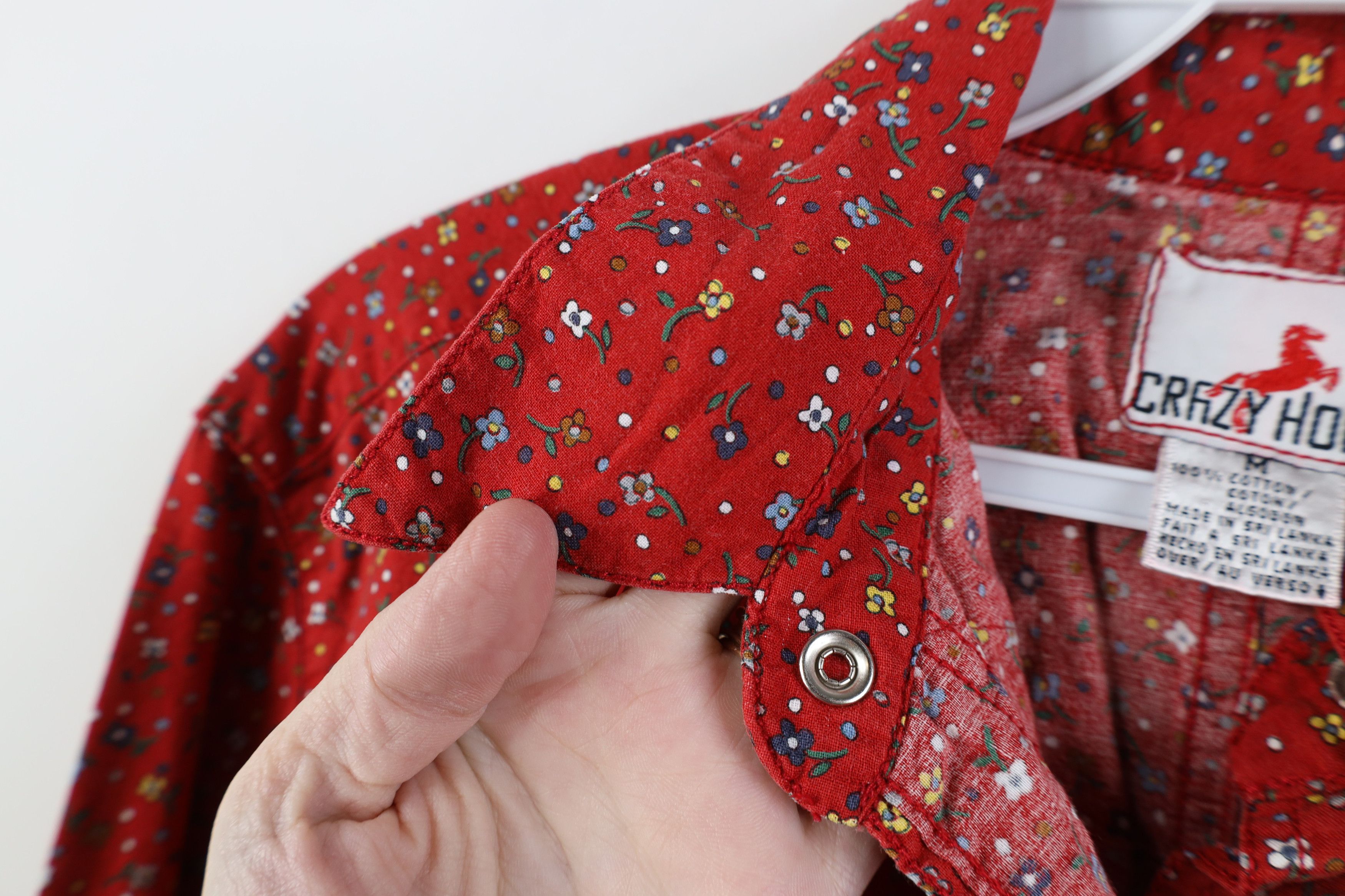 Vintage Vintage 70s Streetwear Western Cowgirl Snap Button Shirt Size M / US 6-8 / IT 42-44 - 8 Thumbnail