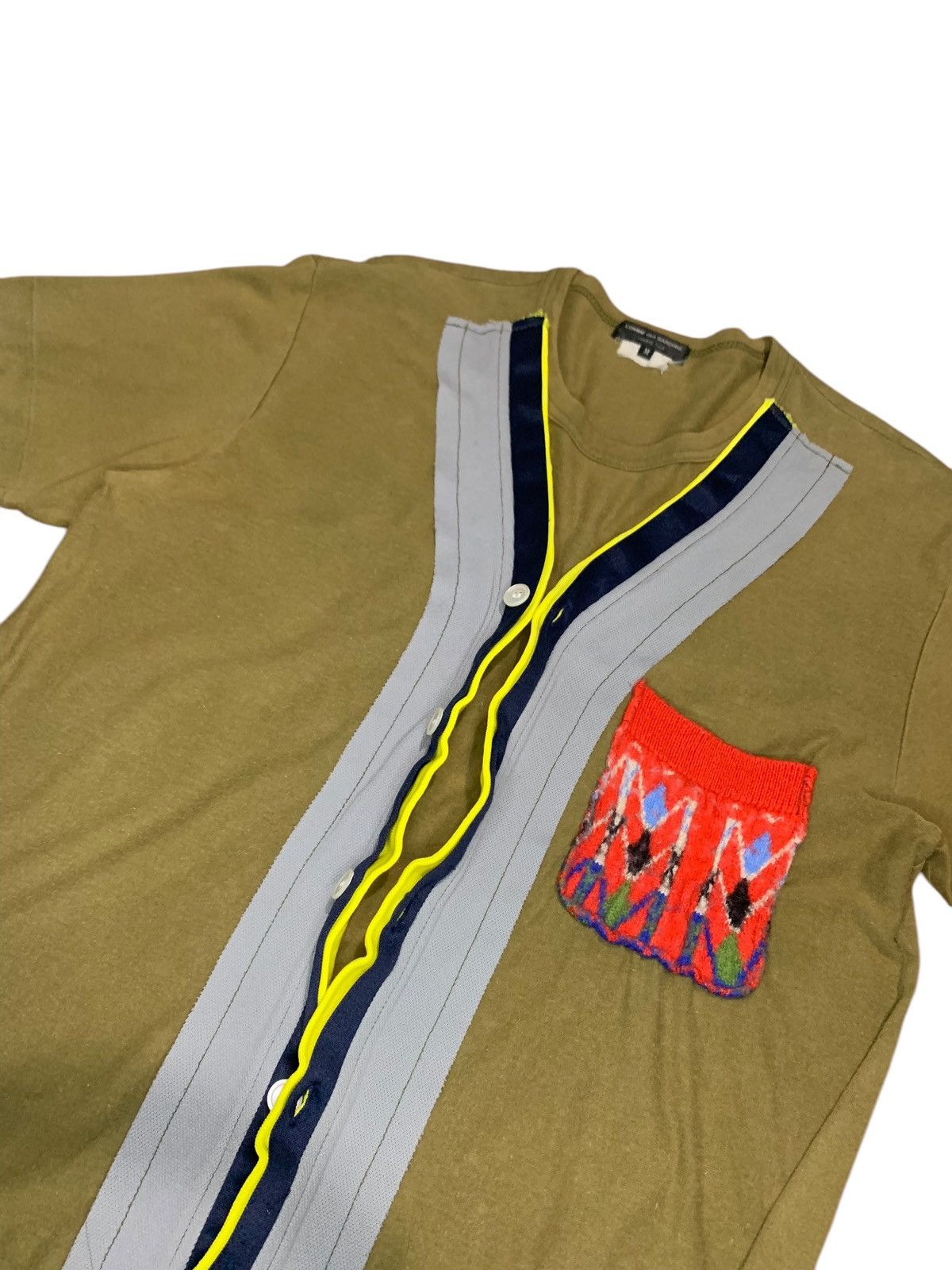 Comme des Garcons Homme Plus CDGHP Plus wool pocket baseball reconstructed t shirt style Size US M / EU 48-50 / 2 - 4 Thumbnail