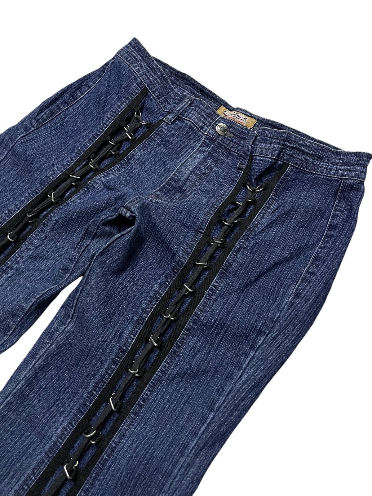 Other Clash Jeans Archive Bondage Junya Style Flare Denim Size US 33 - 6 Thumbnail
