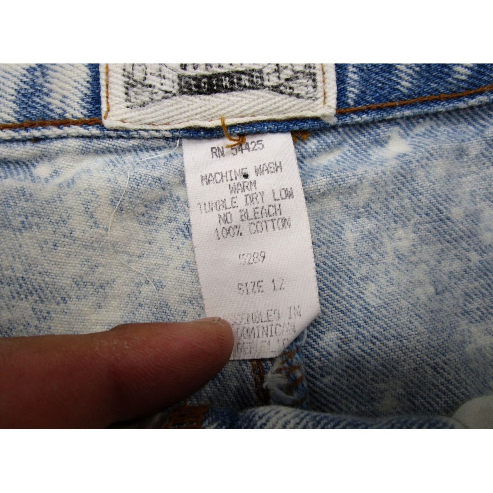 Vintage VINTAGE POWER Denim Light Wash High Waisted Mom Jean Shorts Size 12 Baggy Womens Summer 90s Bags Pockets Mens? Size 34" / US 12 / IT 48 - 3 Thumbnail
